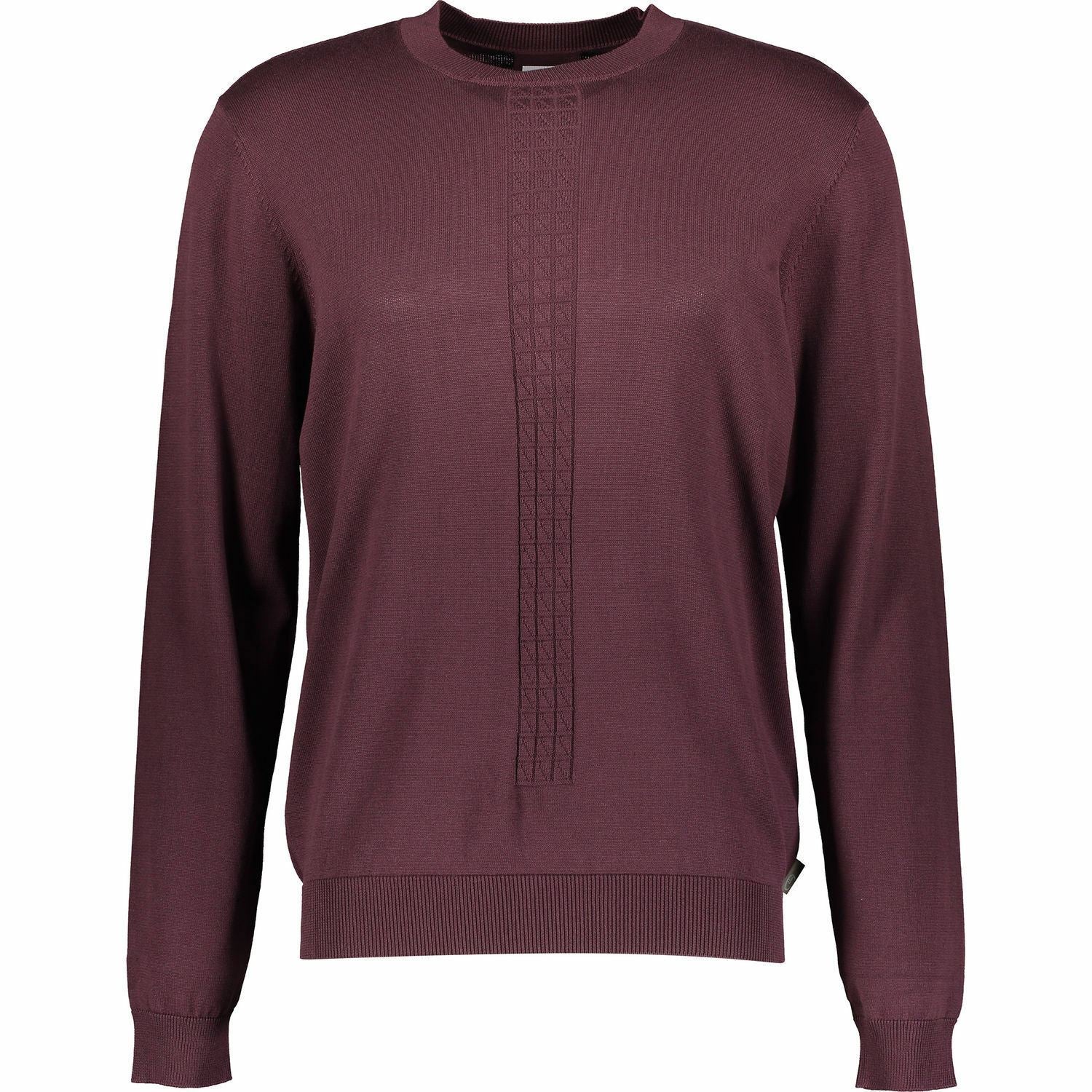 ARMANI COLLEZIONI Men's Burgundy Silk Mix Jumper, size XS / EU 46