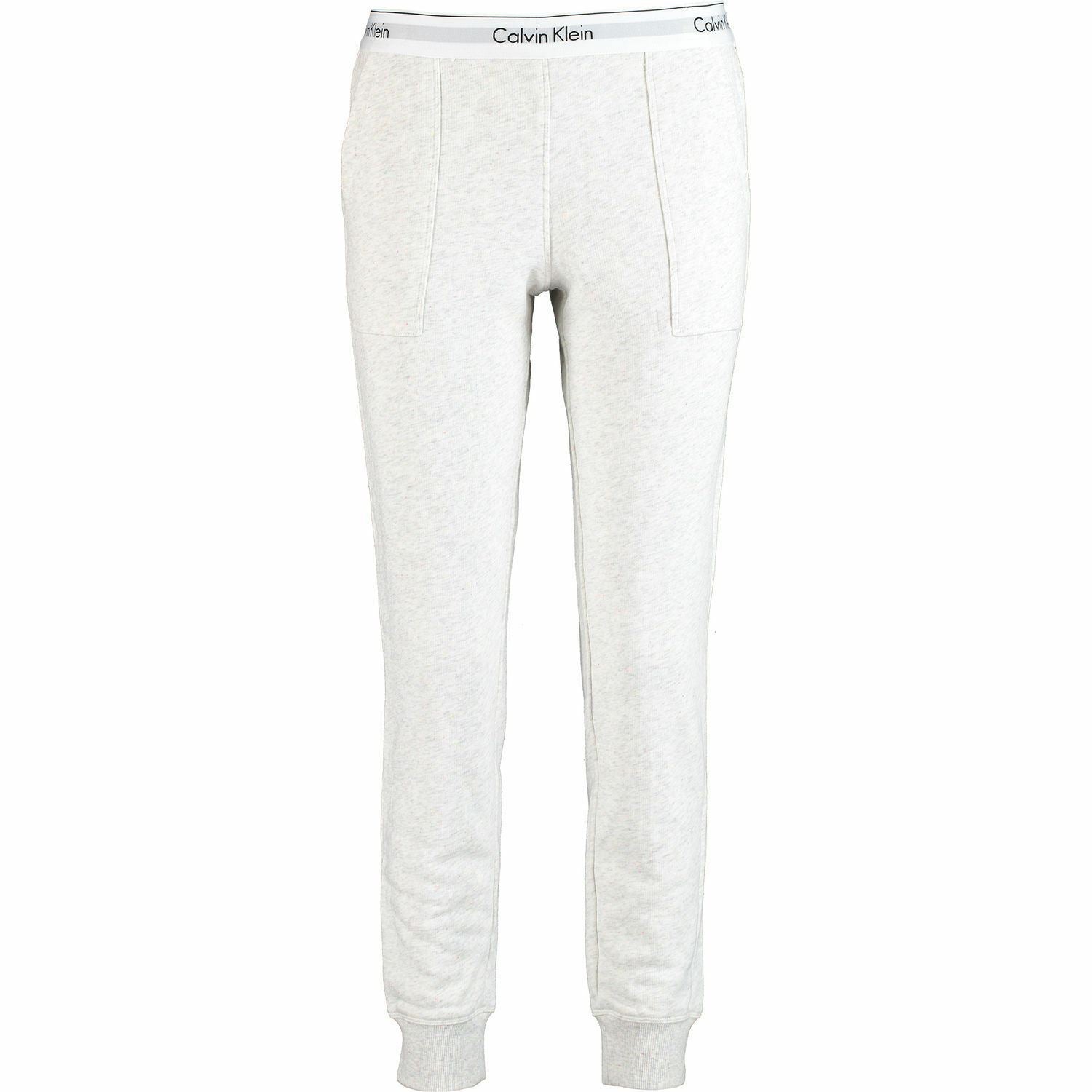 CALVIN KLEIN Womens Grey Marl Lounge Low Rise Bottoms Joggers size XS S M L