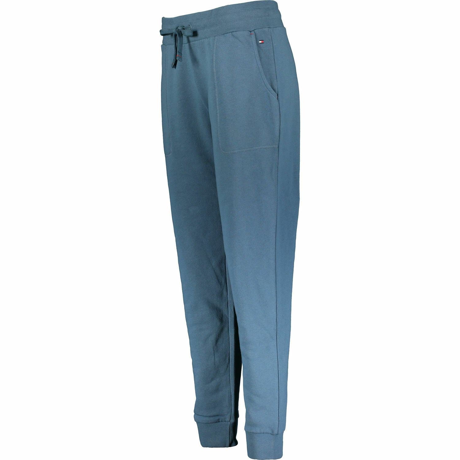 TOMMY HILFIGER Men's Fleece Lined Joggers, Petrol Blue, size Medium