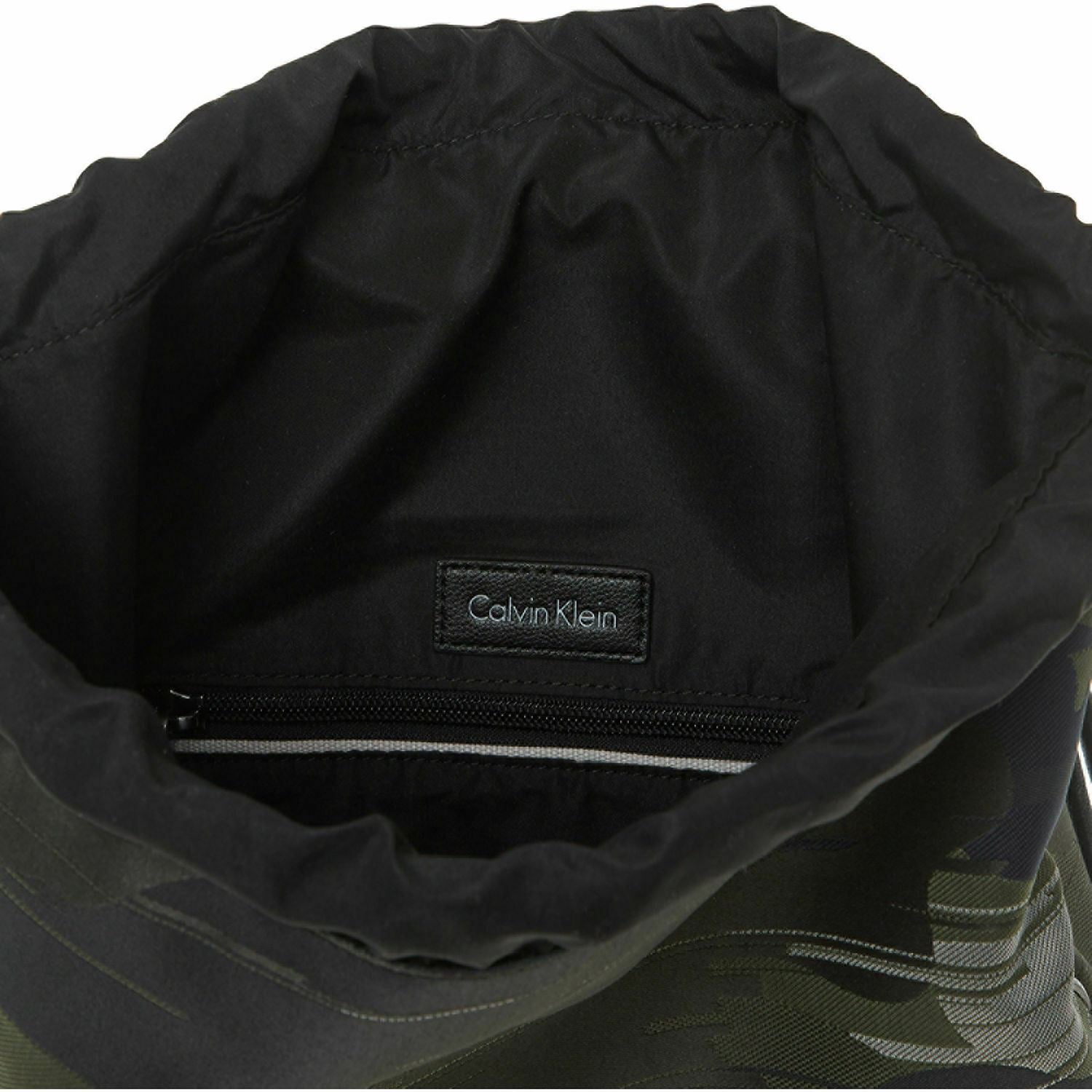 CALVIN KLEIN Men's /Women's Flat Backpack FINTON, Drawstring /Gym Bag