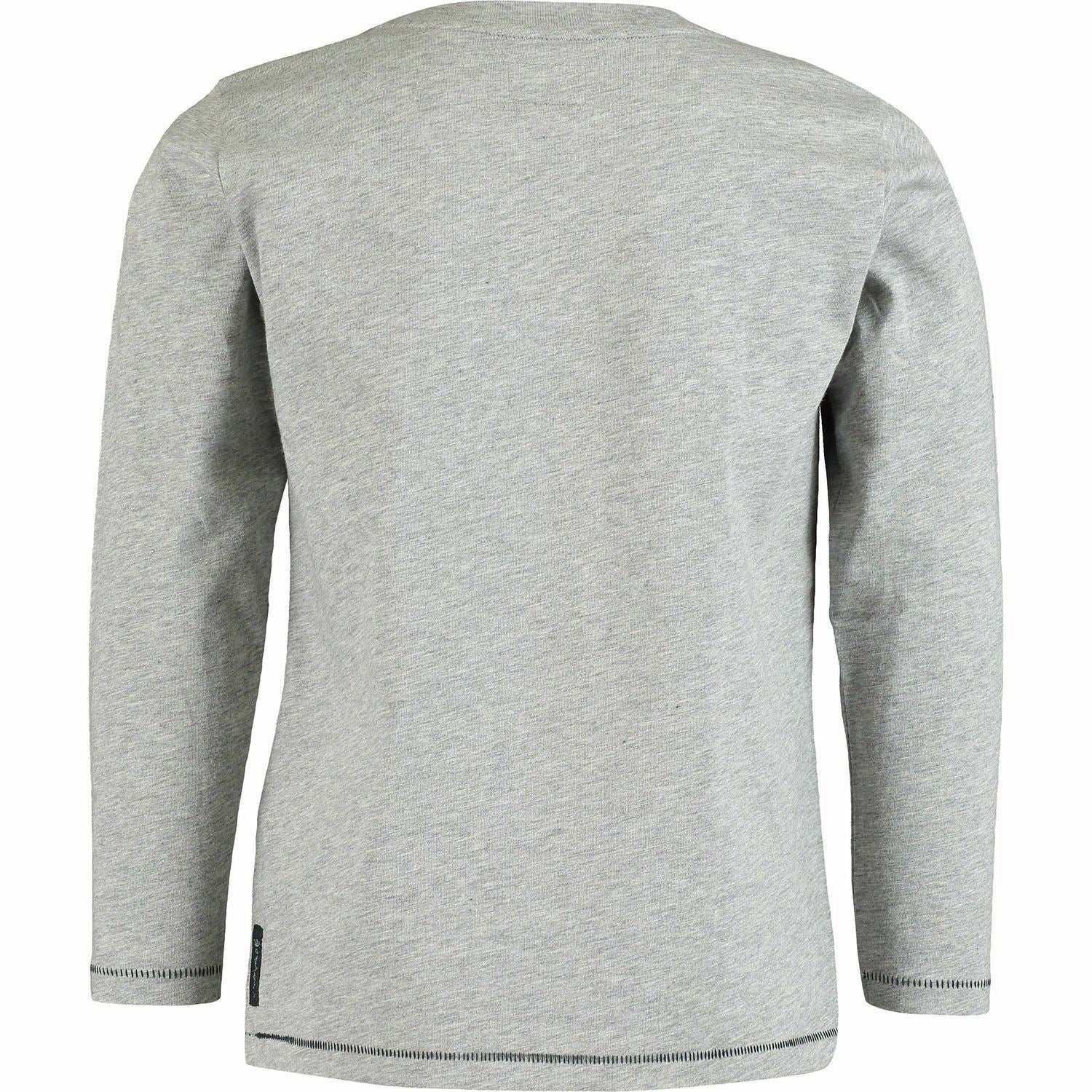 ARMANI JUNIOR Kids' Girls' Grey Marl Puppy Print Long Sleeve T-Shirt, 5 years