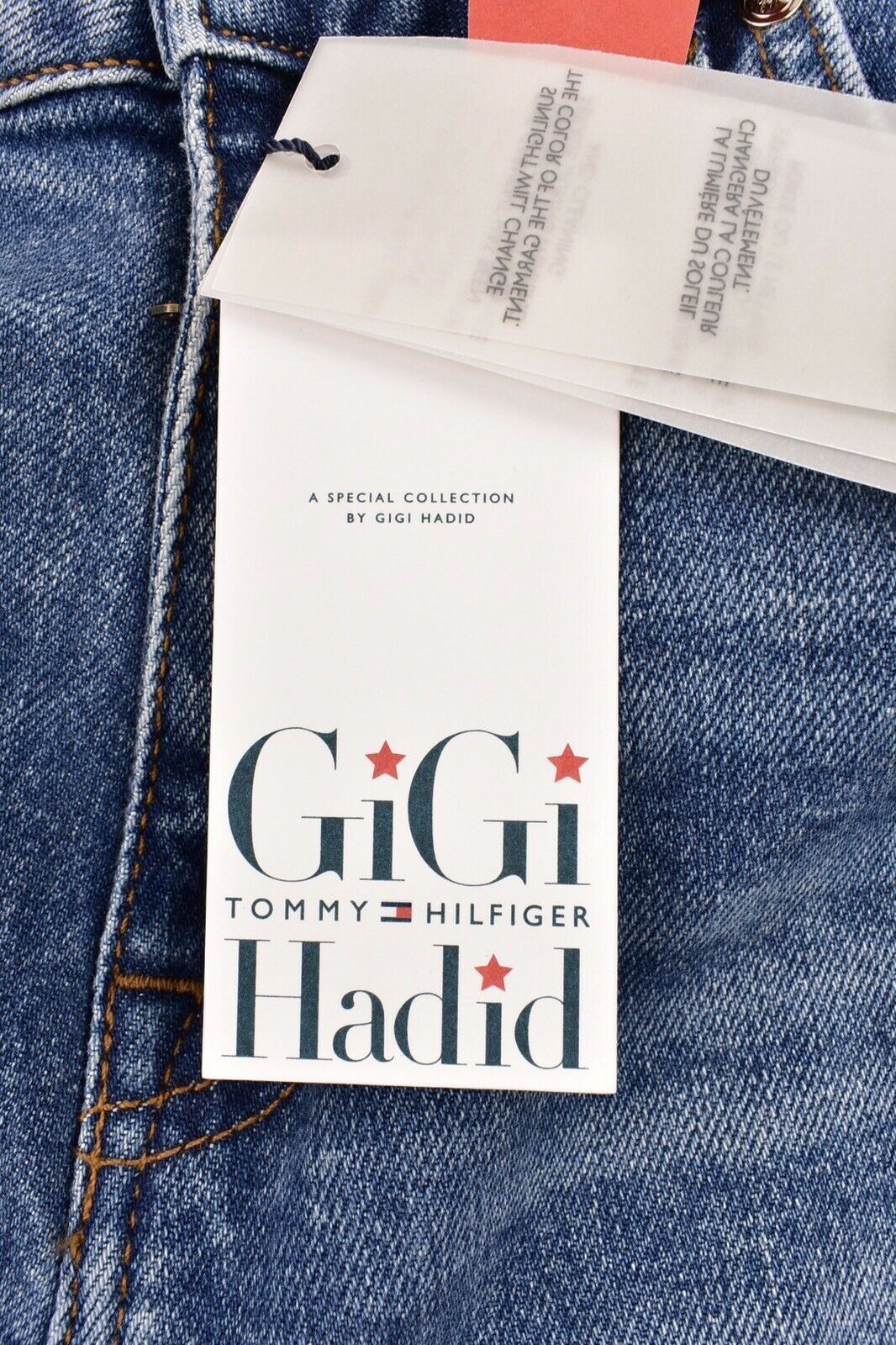 TOMMY HILFIGER x GIGI HADID Women's LEXIA DESTROYED Jeans, W28 W30 W32 W34