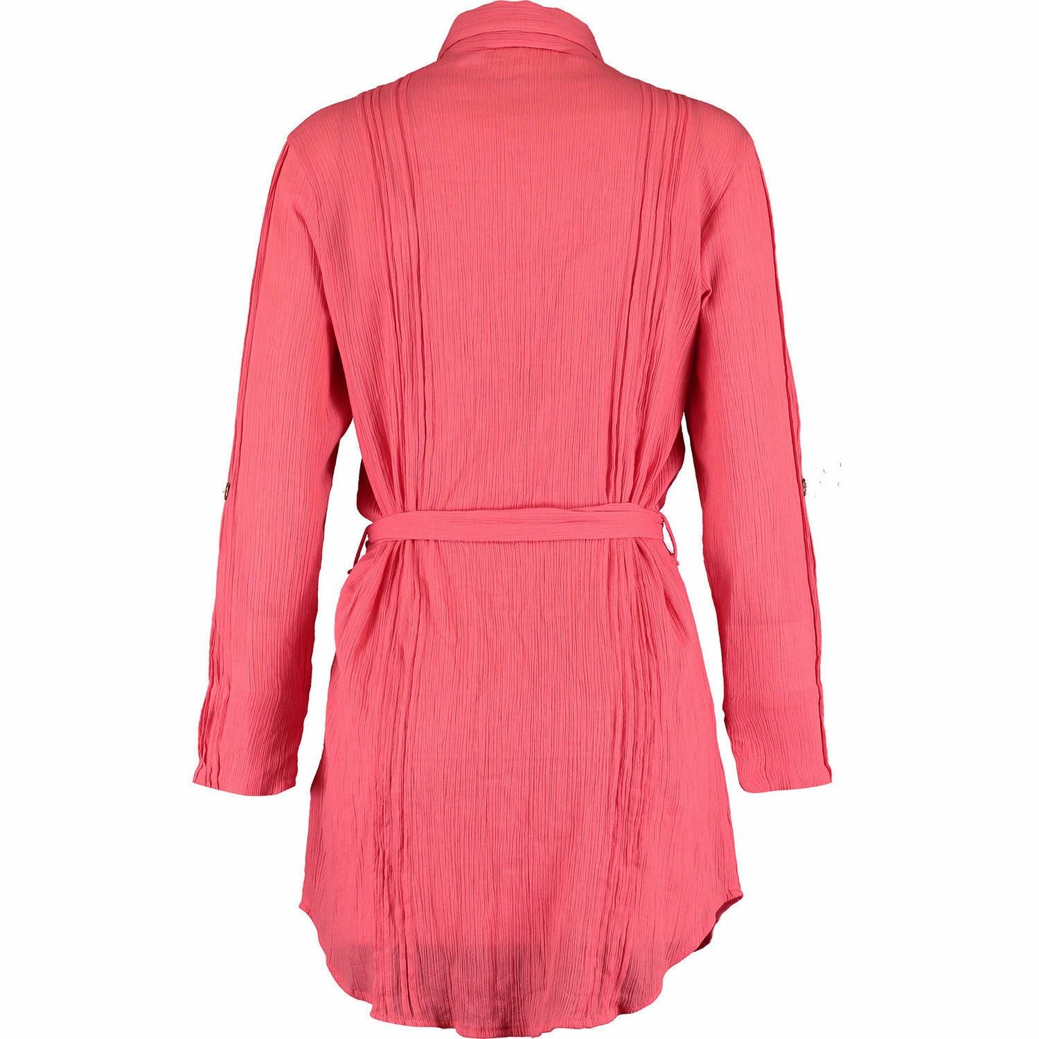 HEIDI KLEIN Women's Coral Pleated Shirt Size M Size L Size XL