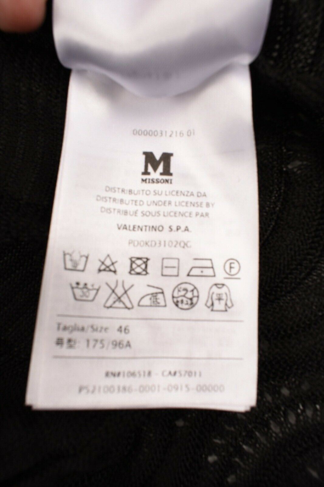 MISSONI Women's Black Knit Skater Dress, sizes UK 14 / IT 46