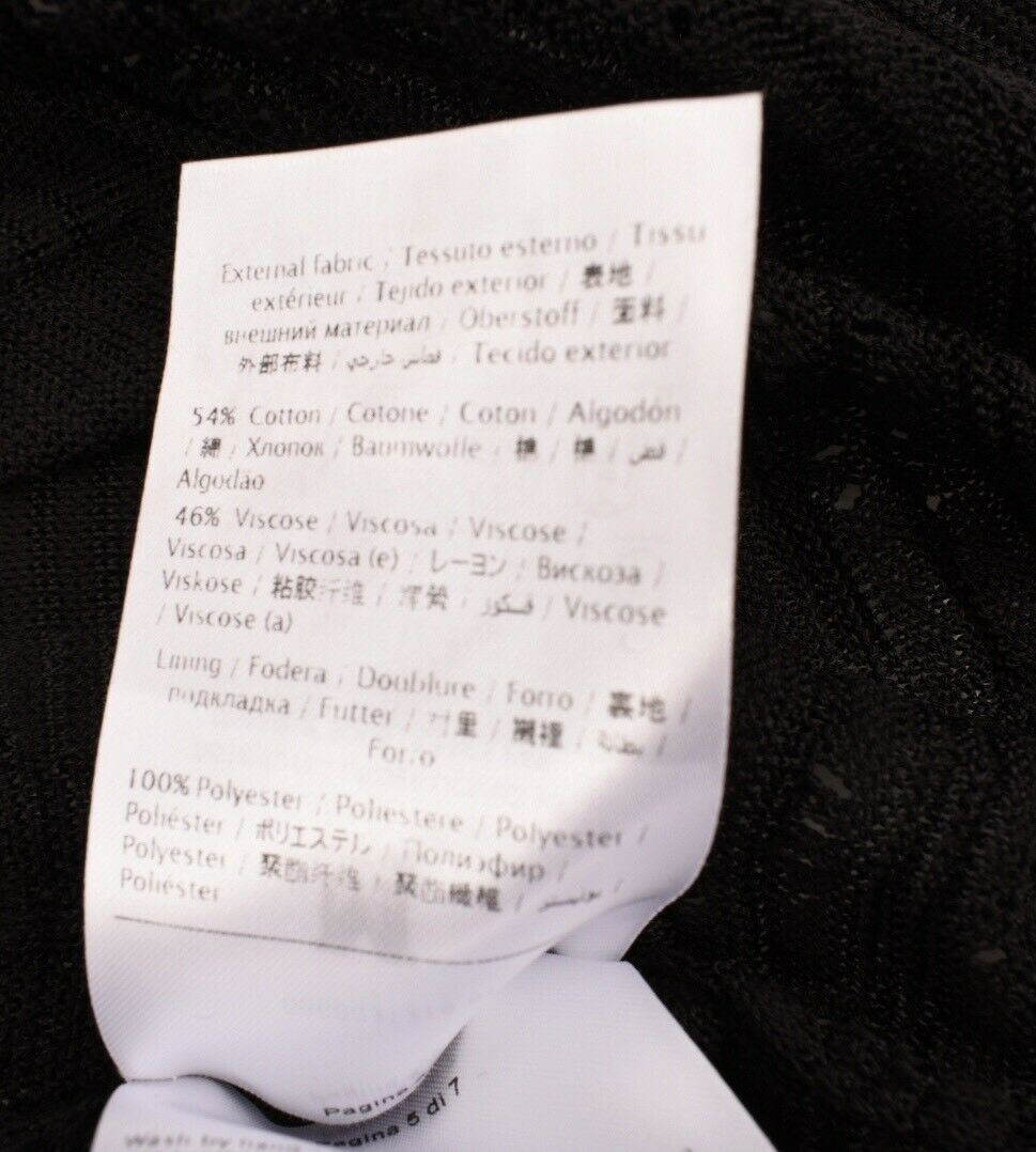 MISSONI Women's Black Knit Skater Dress, sizes UK 14 / IT 46