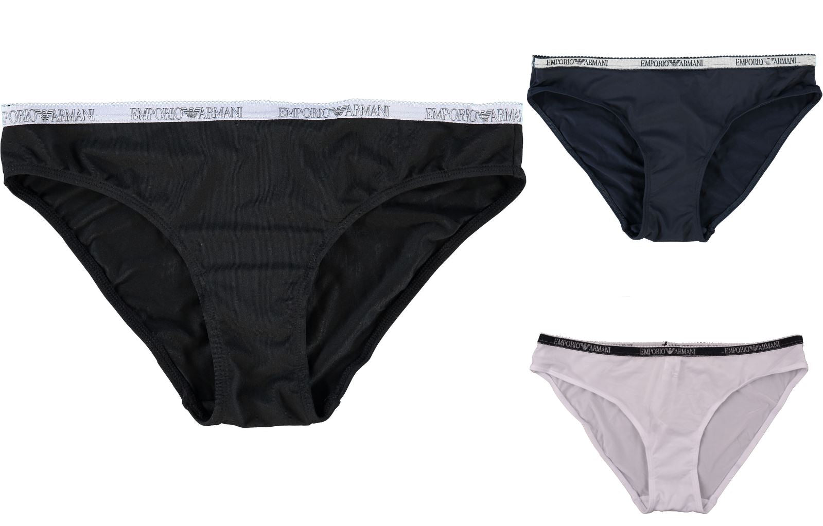EMPORIO ARMANI Underwear Women's Knickers, Briefs, Navy Black or White size S