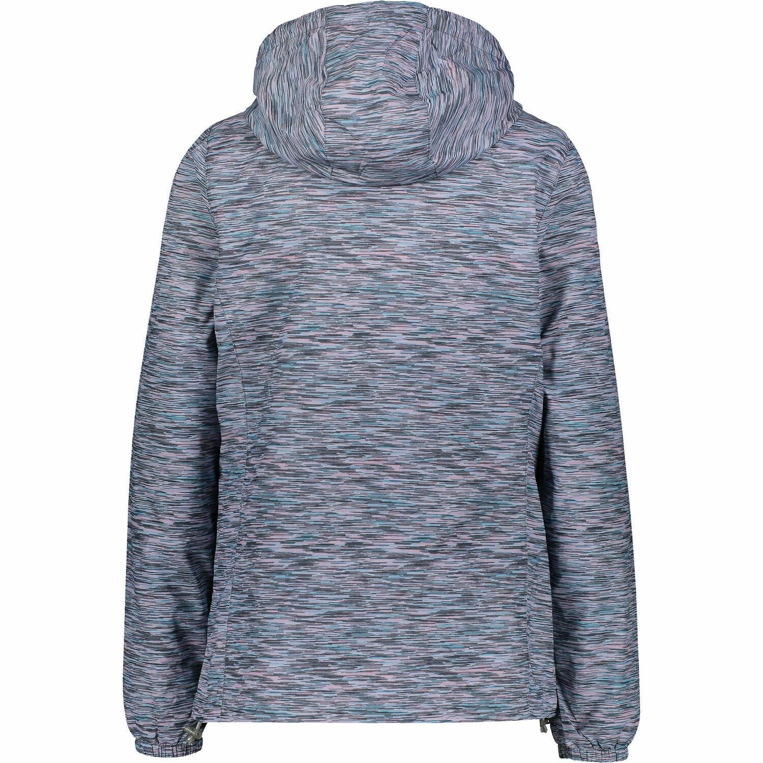 NEW BALANCE Women's Spacedye Hooded Windbreaker Jacket, size SMALL
