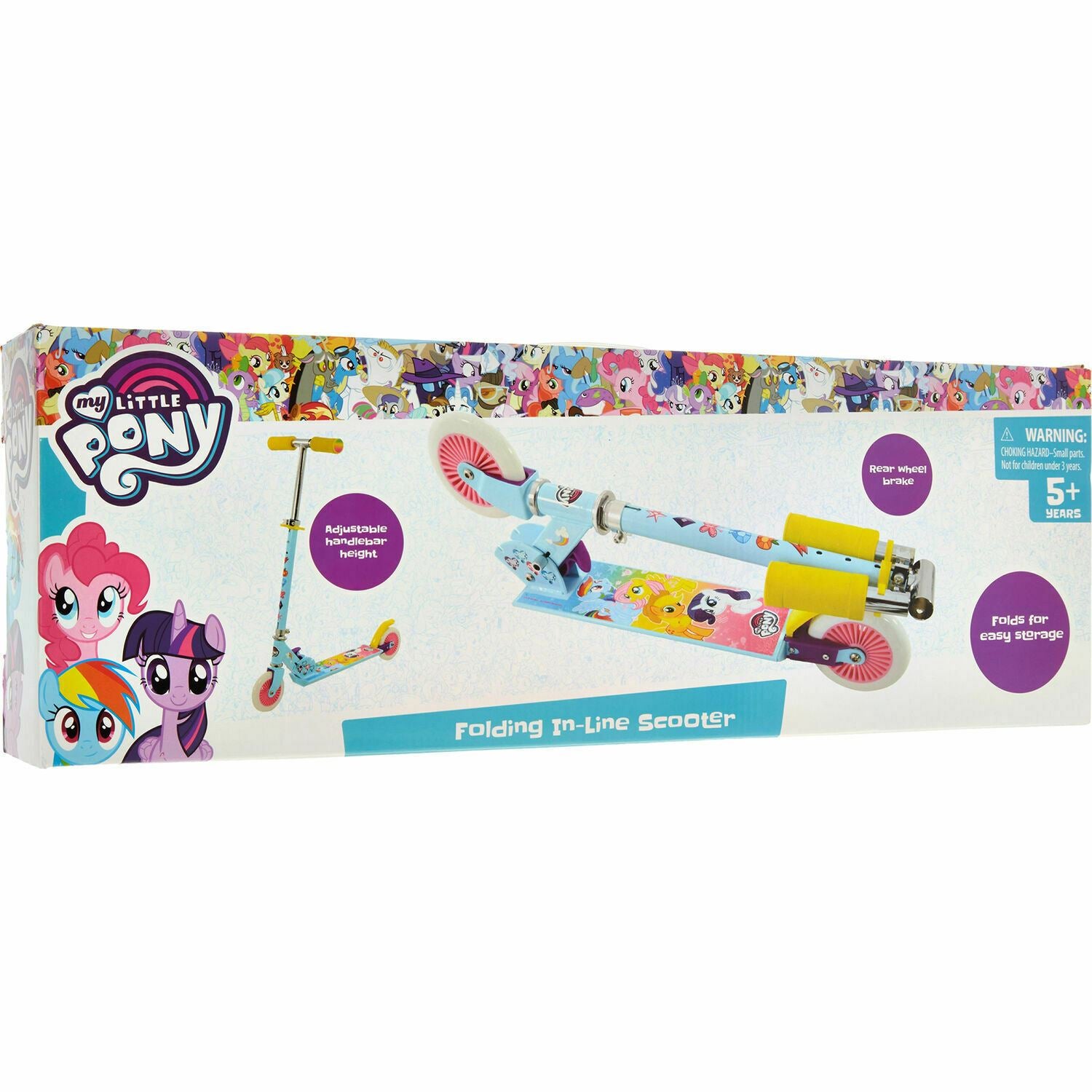 My Little Pony Folding In-Line Scooter