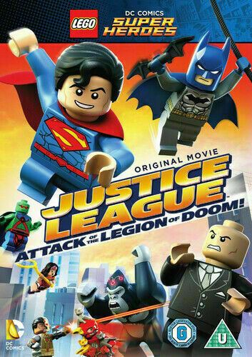 Lego Justice League Attack Of The Legion Of Doom DVD - Sealed