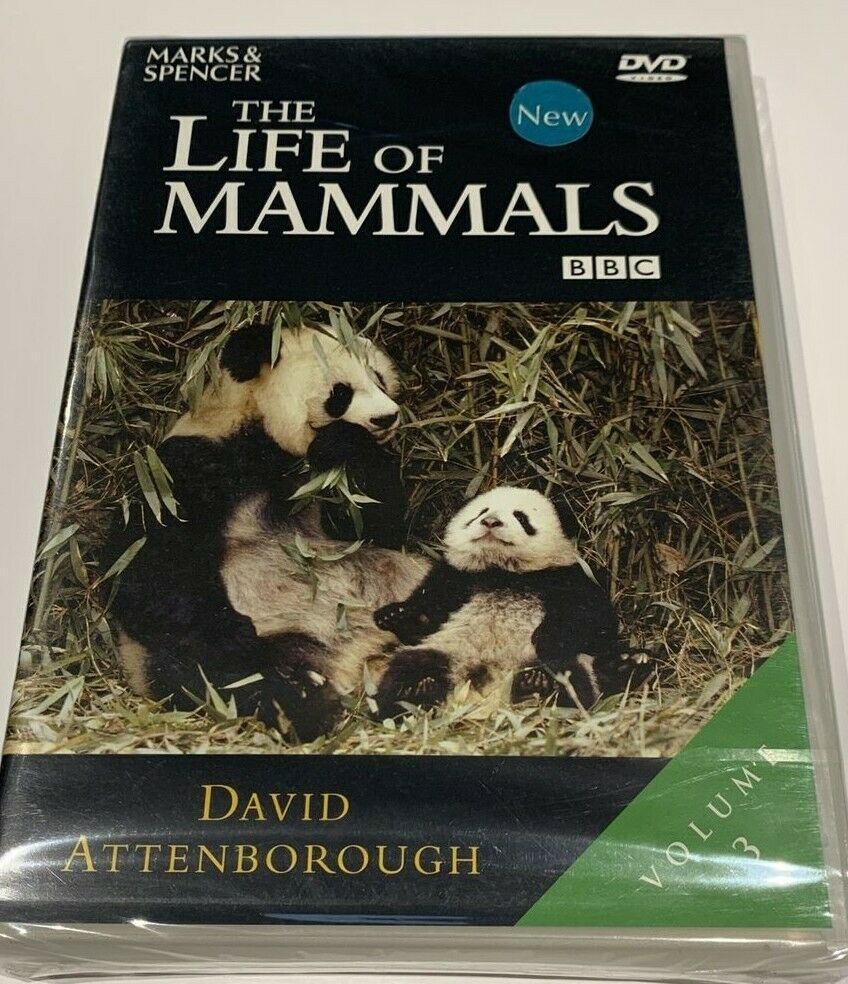 BBC The Life of Mammals dvd by Marks & Spencers Volume 2 & 3  - Sealed