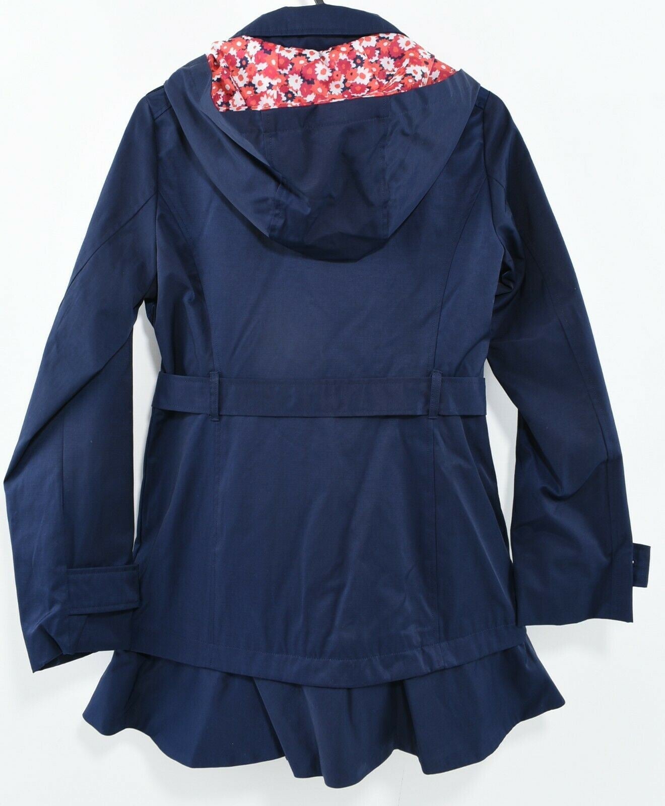 MICHAEL KORS Girls' Mac, Trench Coat / Jacket, Navy Blue, size 5-6 years
