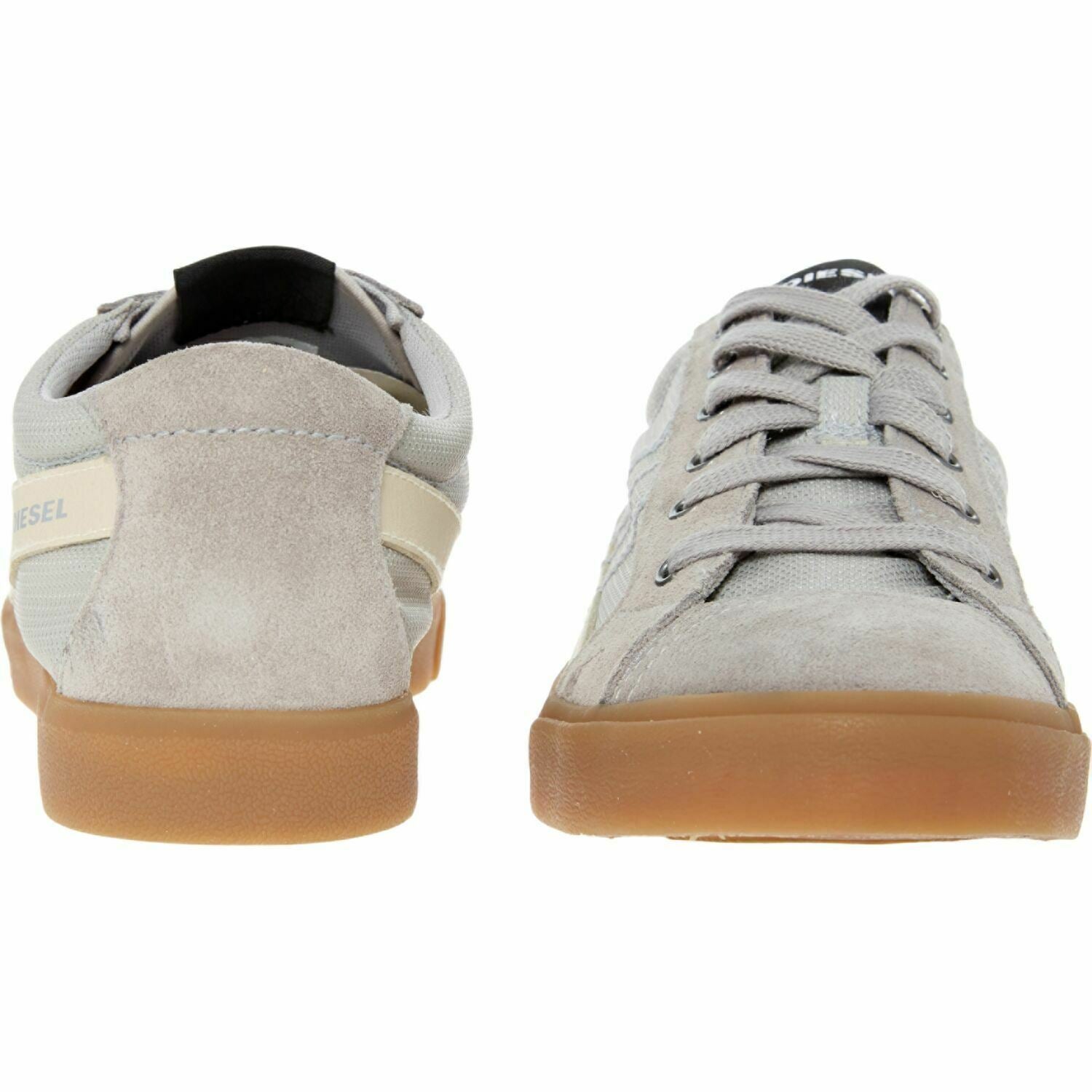 DIESEL Men's Grey Suede Panel Trainers D-String Low RGS UK 9.5 US 10.5 EU 44