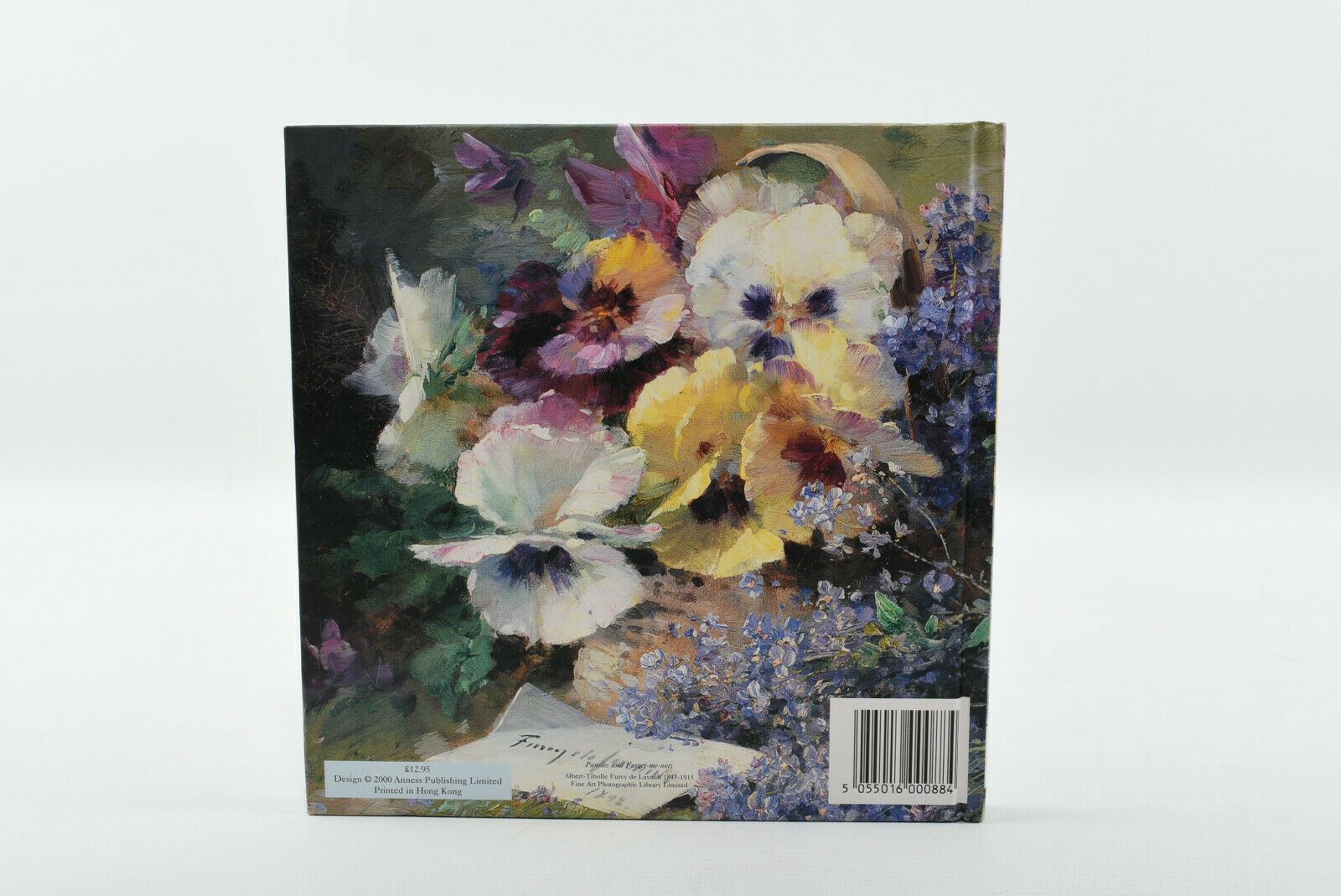 Plain Page Journal 21cm x 21cm Cover is 'Pansies and Forget Me Nots' RRP£12.95