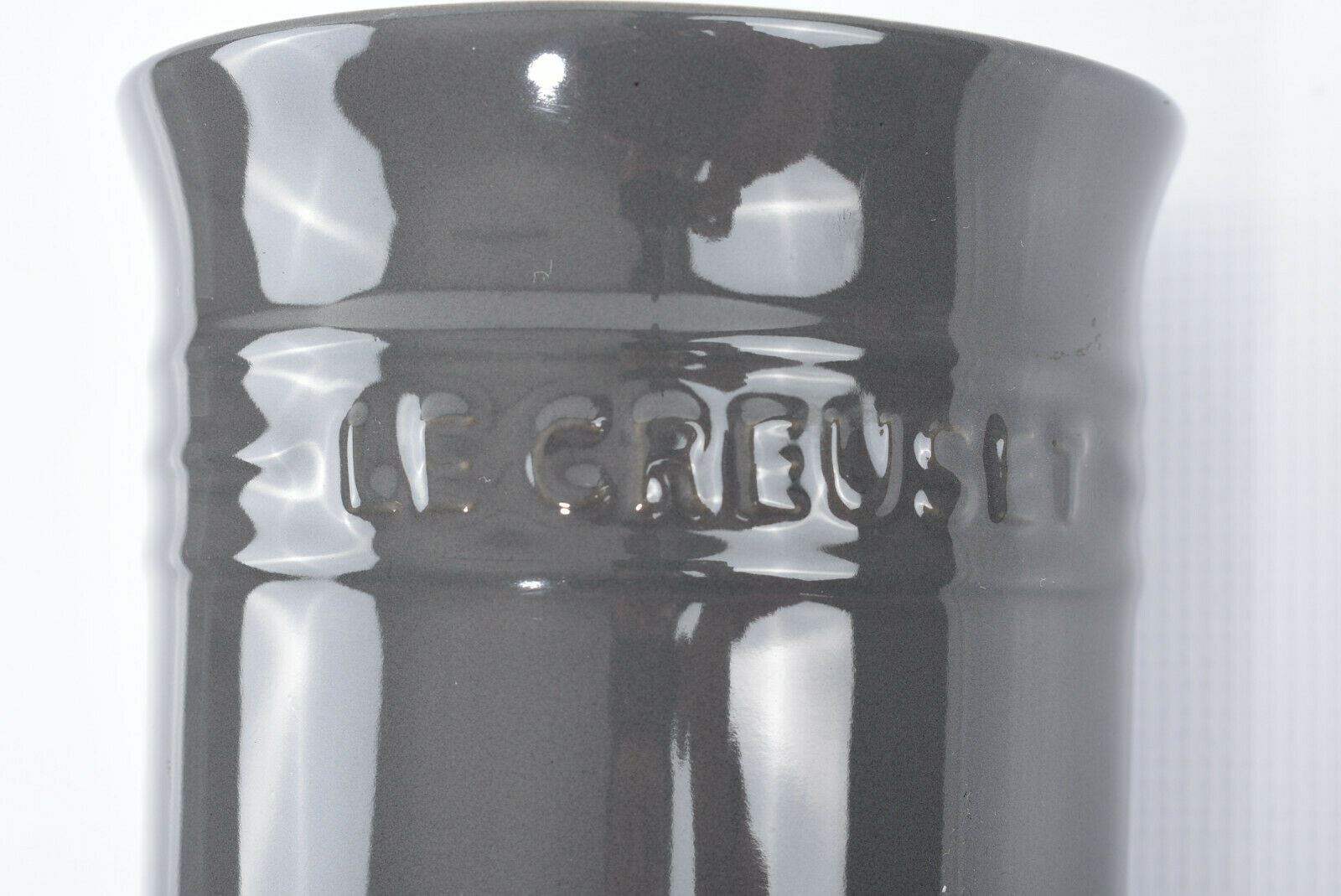LE CREUSET Dark Grey Stone Utensil Jar 15 x 12.5cm