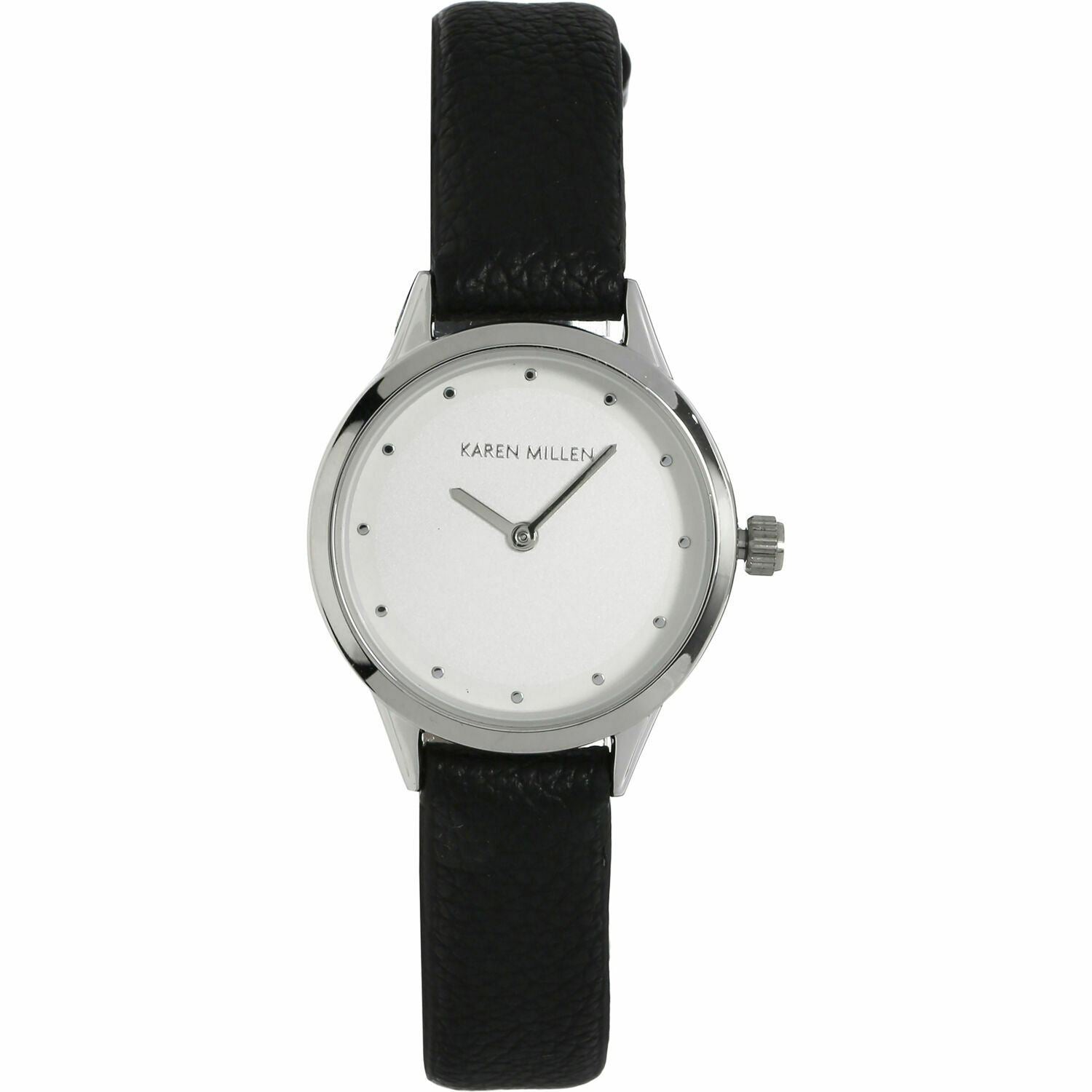 KAREN MILLEN Women's Watch, Black Strap, Boxed SKM005B