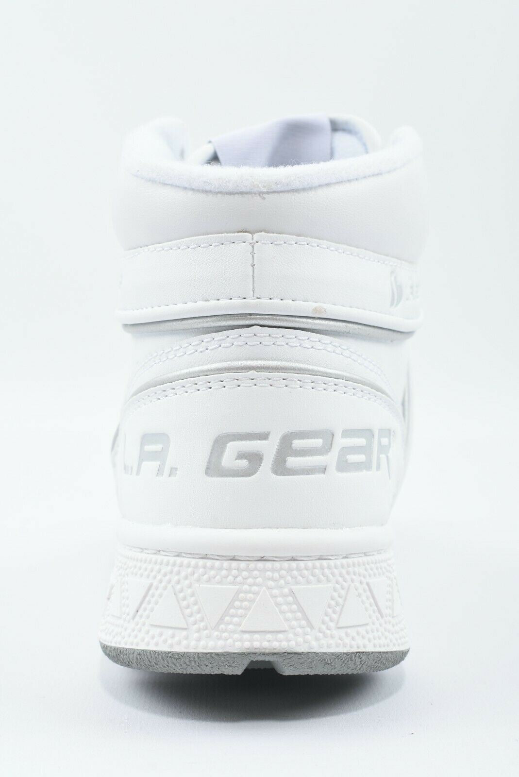 L.A.GEAR x SKECHERS Women's SLAMMER High Top Trainers, White, size UK 3 EU 36