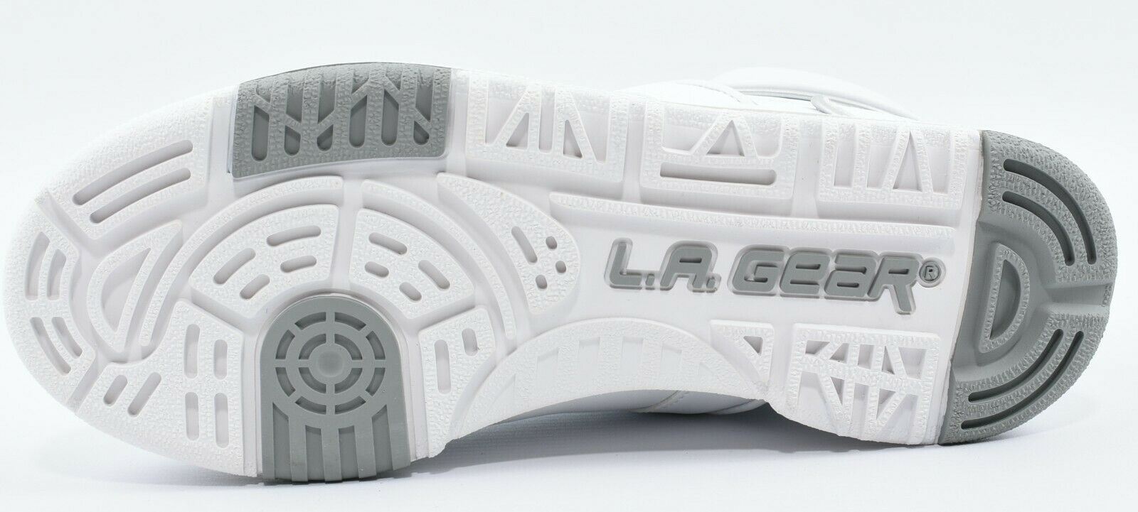 L.A.GEAR x SKECHERS Women's SLAMMER High Top Trainers, White, size UK 3 EU 36