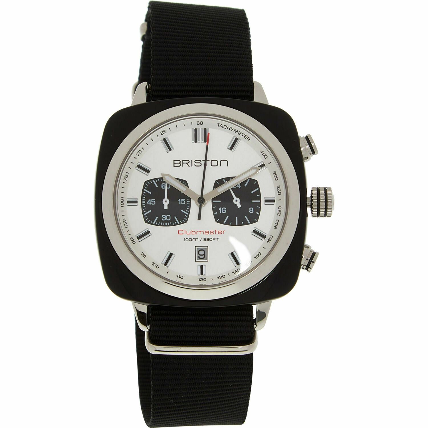 BRISTON Men's CLUBMASTER Sport Chronograph Wristwatch 17142.SA.BS.2.NB