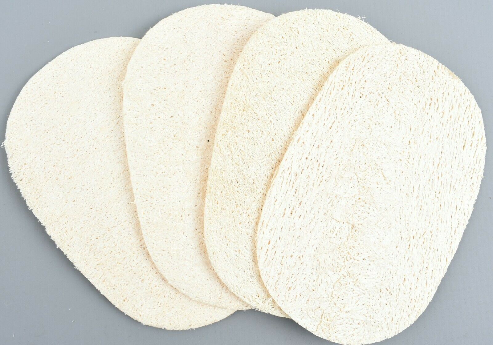 4pcs Eco Biodegradable Natural Fibres Kitchen Cleaning Sponge Pads
