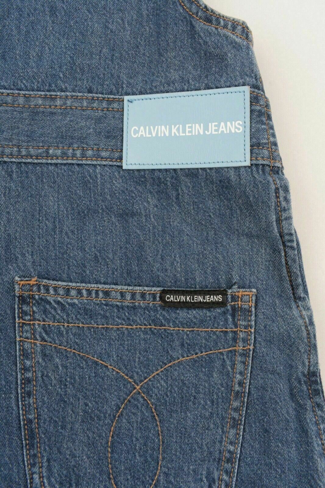 CALVIN KLEIN Womens Girls Shorts Denim Jeans Dungarees, Blue, size XS