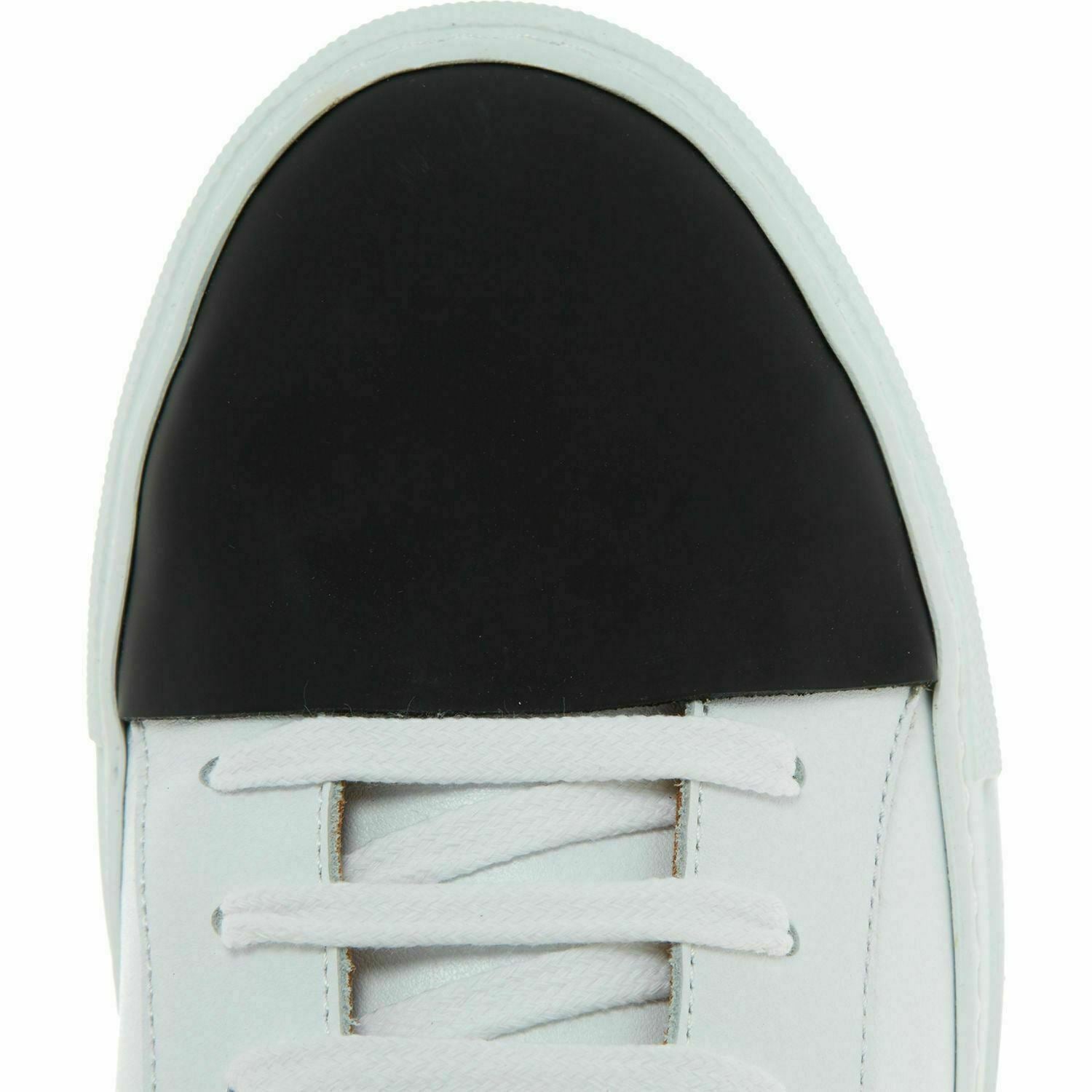 JOSEPH Women's MURRAY Sahara Calf Leather Trainers Sneakers B/White UK 4 RRP£295