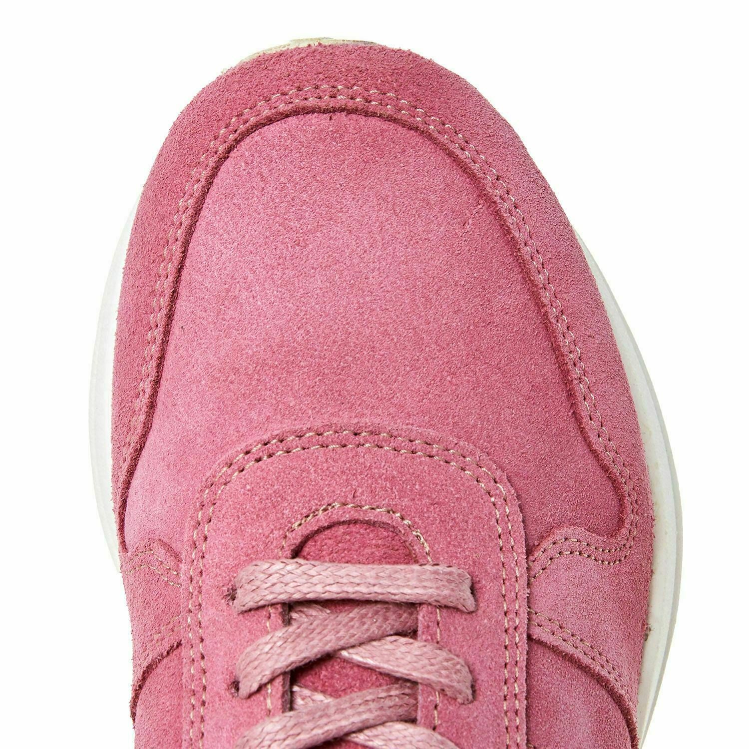 GARMENT PROJECT Women's RUNNER Pink Suede Leather Trainers, size UK 4
