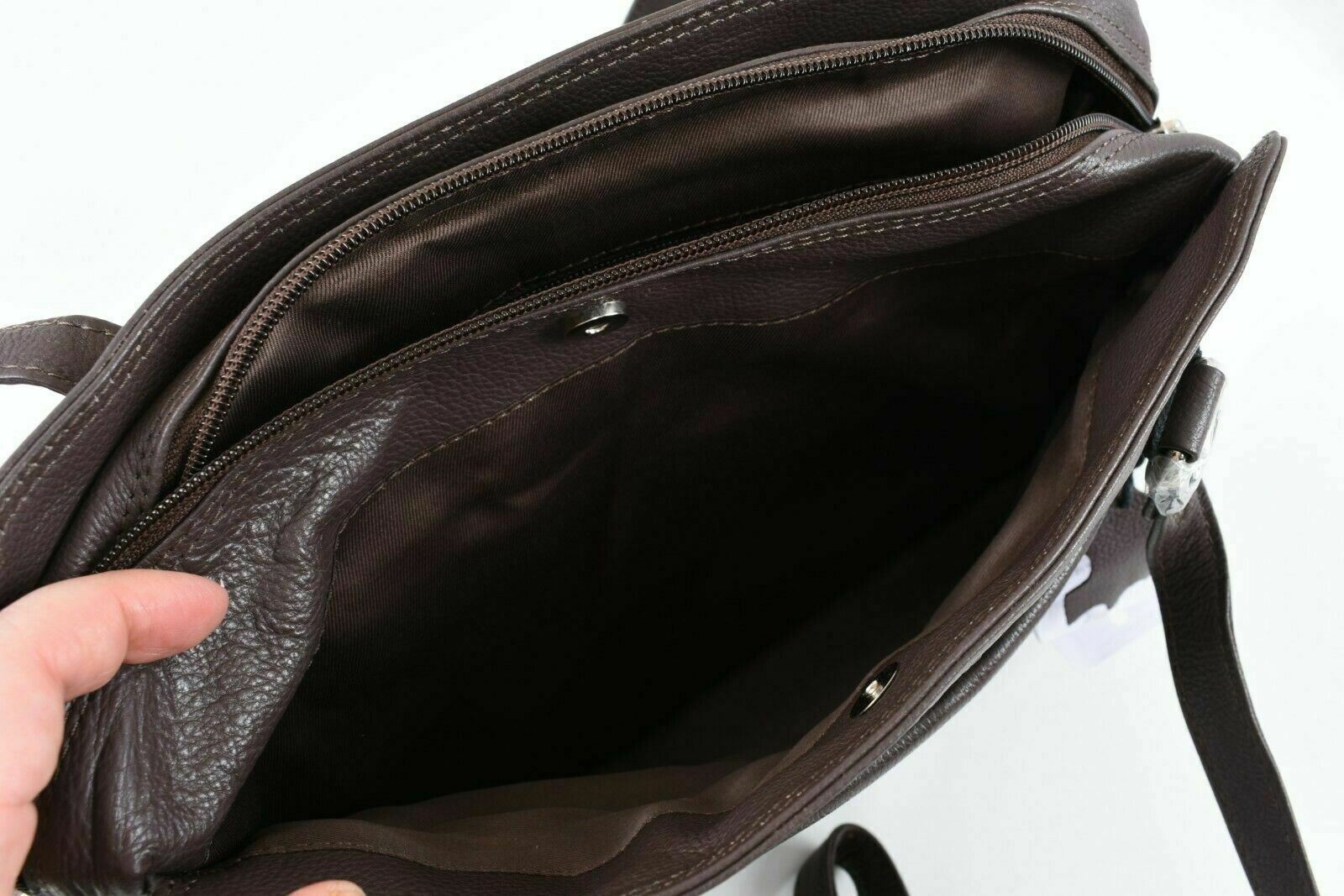 STORM Women's KESTREL Genuine Leather Small Brown Shoulder Bag, Brown