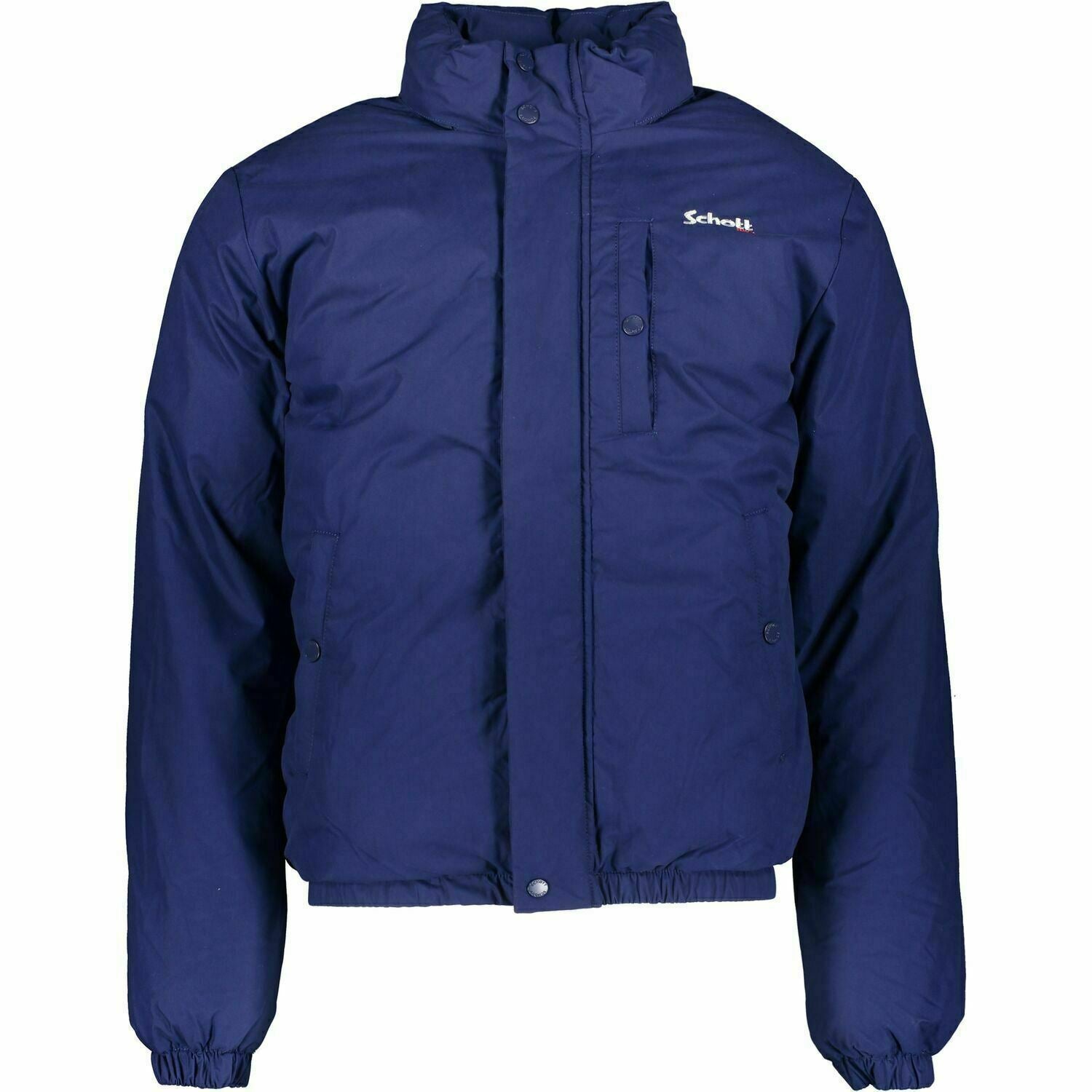 SCHOTT Men's HARLEM Padded Warm Winter Jacket, Royal Blue, size S chest 35-37 in