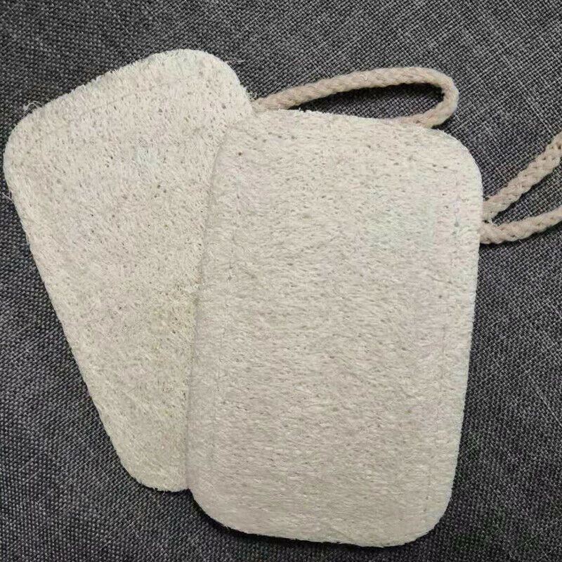 4pcs Eco Biodegradable Natural Fibres Kitchen Cleaning Sponge Pads with Handle