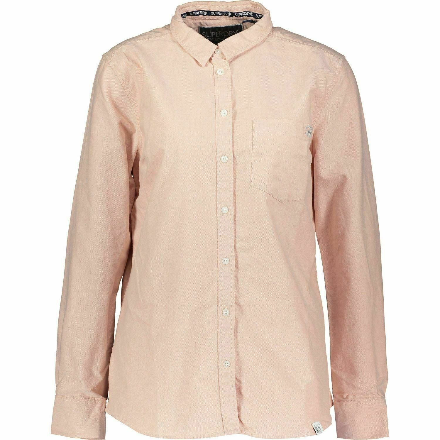 SUPERDRY Women's OXFORD Shirt, Chambray Pink, size S/UK 10