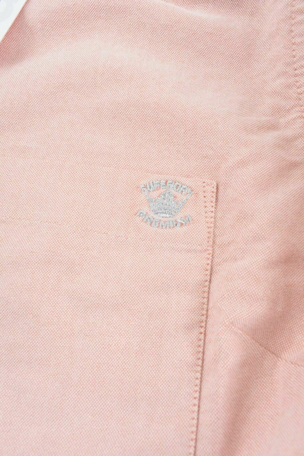 SUPERDRY Women's OXFORD Shirt, Chambray Pink, size S/UK 10