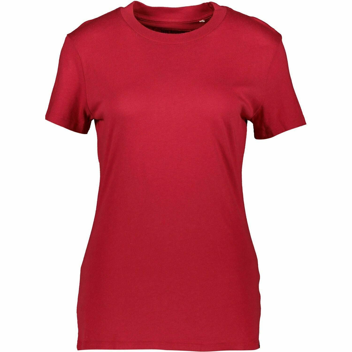 Women's TRUE RELIGION LOGO V-NECK RED T-SHIRT TOP! SIZE S, SMALL