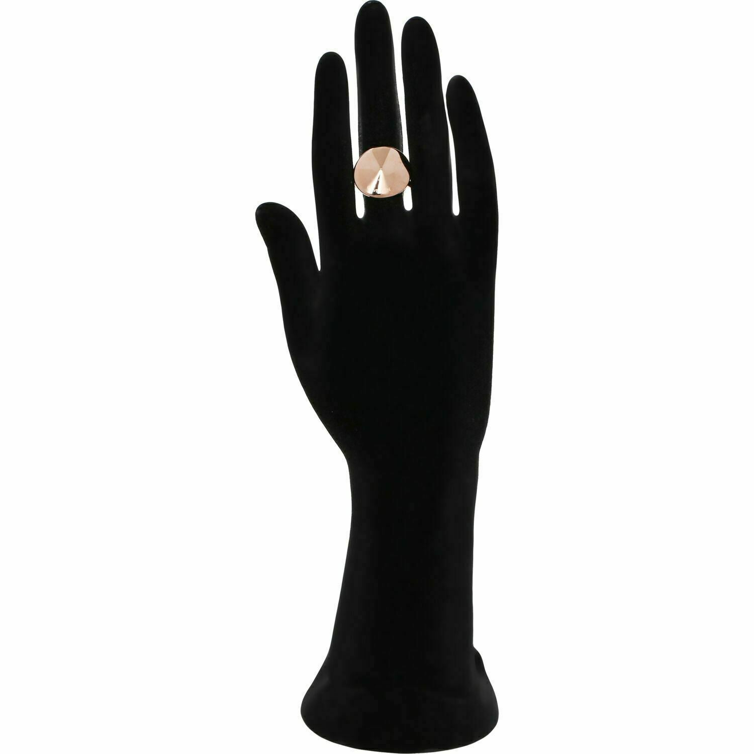 Calvin Klein Jewellery Women's Rose Gold Tone Disk Ring size L, RRP £75