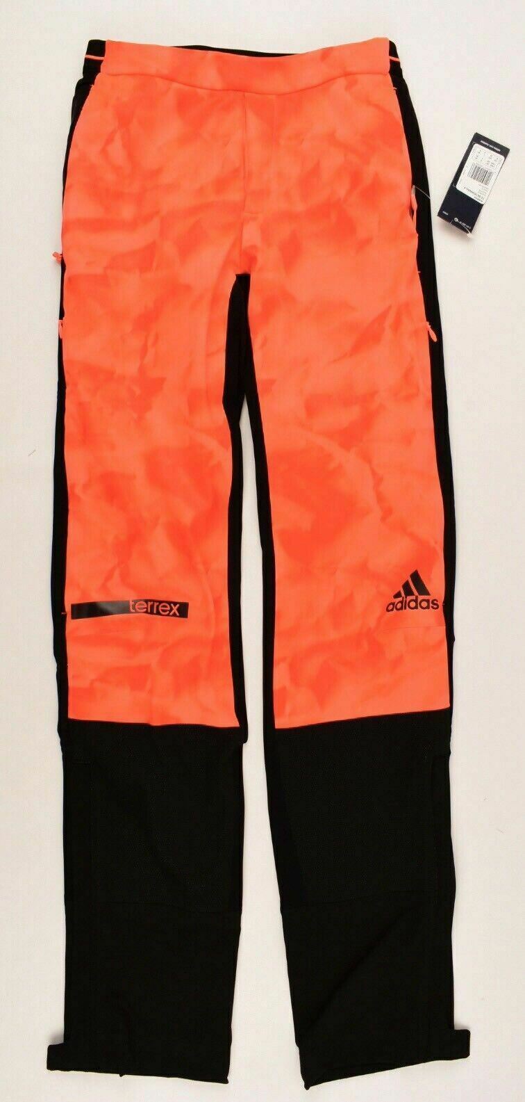 ADIDAS PERFORMANCE Men's TX SKYRUNNING Trousers Pants Black/Neon Red W28 W34 W36