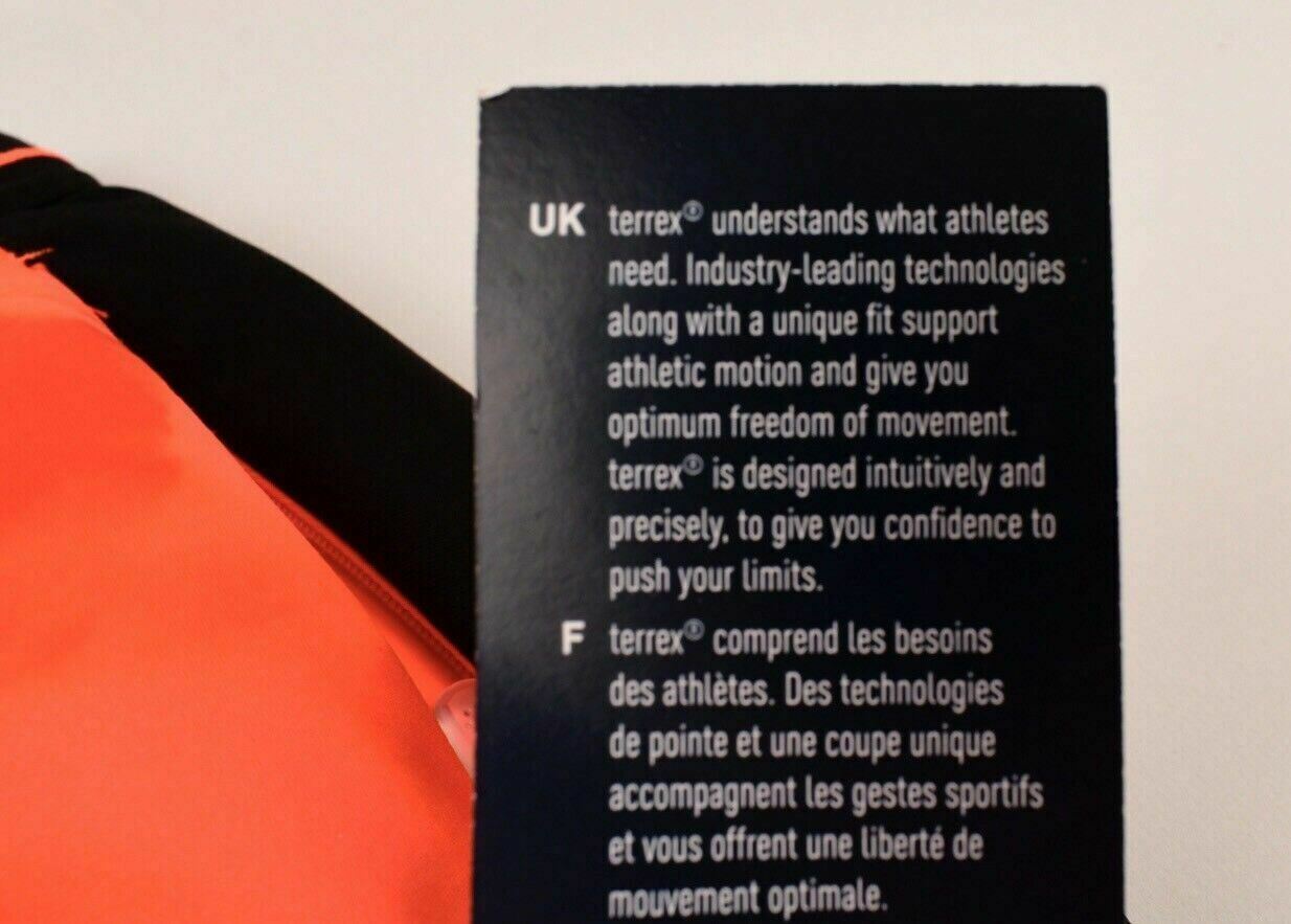 ADIDAS PERFORMANCE Men's TX SKYRUNNING Trousers Pants Black/Neon Red W28 W34 W36