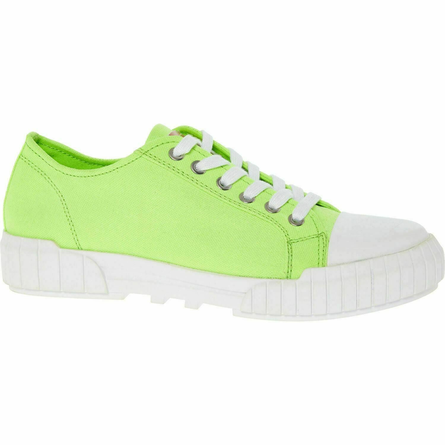 Men's Calvin Klein BEATO NYLON Trainers Shoes Chemical Yellow UK 9 EU 43 US 10