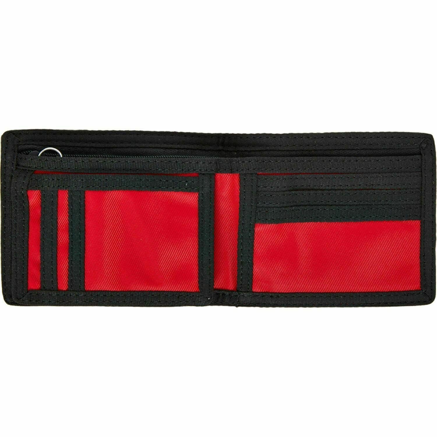 POLO RALPH LAUREN Men's Sport Red/Back Logo Flag Nylon Bifold Wallet