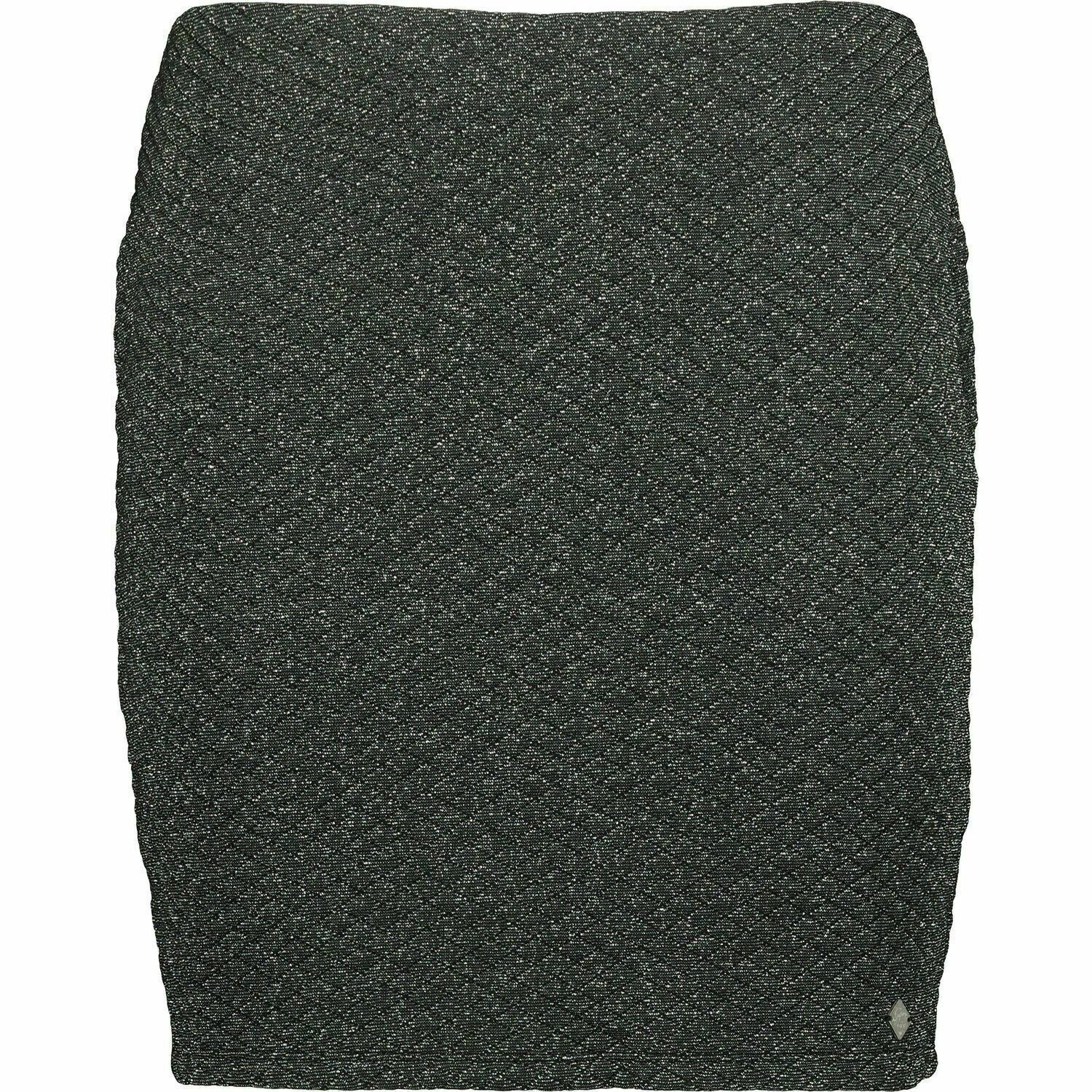 SUPERDRY Women's EDISON Black/Silver Sparkle Mini Skirt size XS UK 8