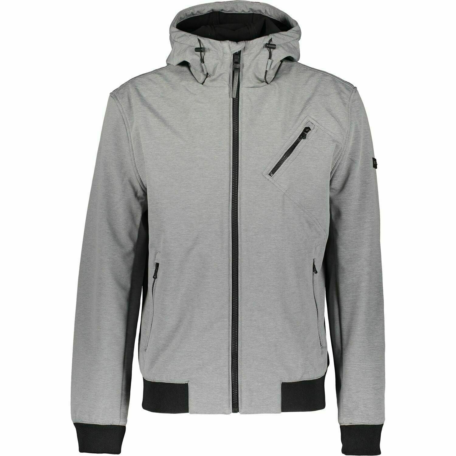 MICHAEL KORS Men's GRAFTON Hooded Jacket, Charcoal Heather, size S