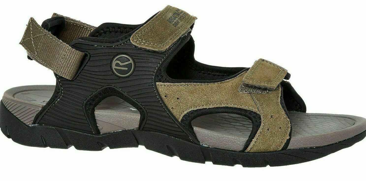 REGATTA Men's RAFTA Sport Sandals, Treetop/Black, size UK 7 EU 41