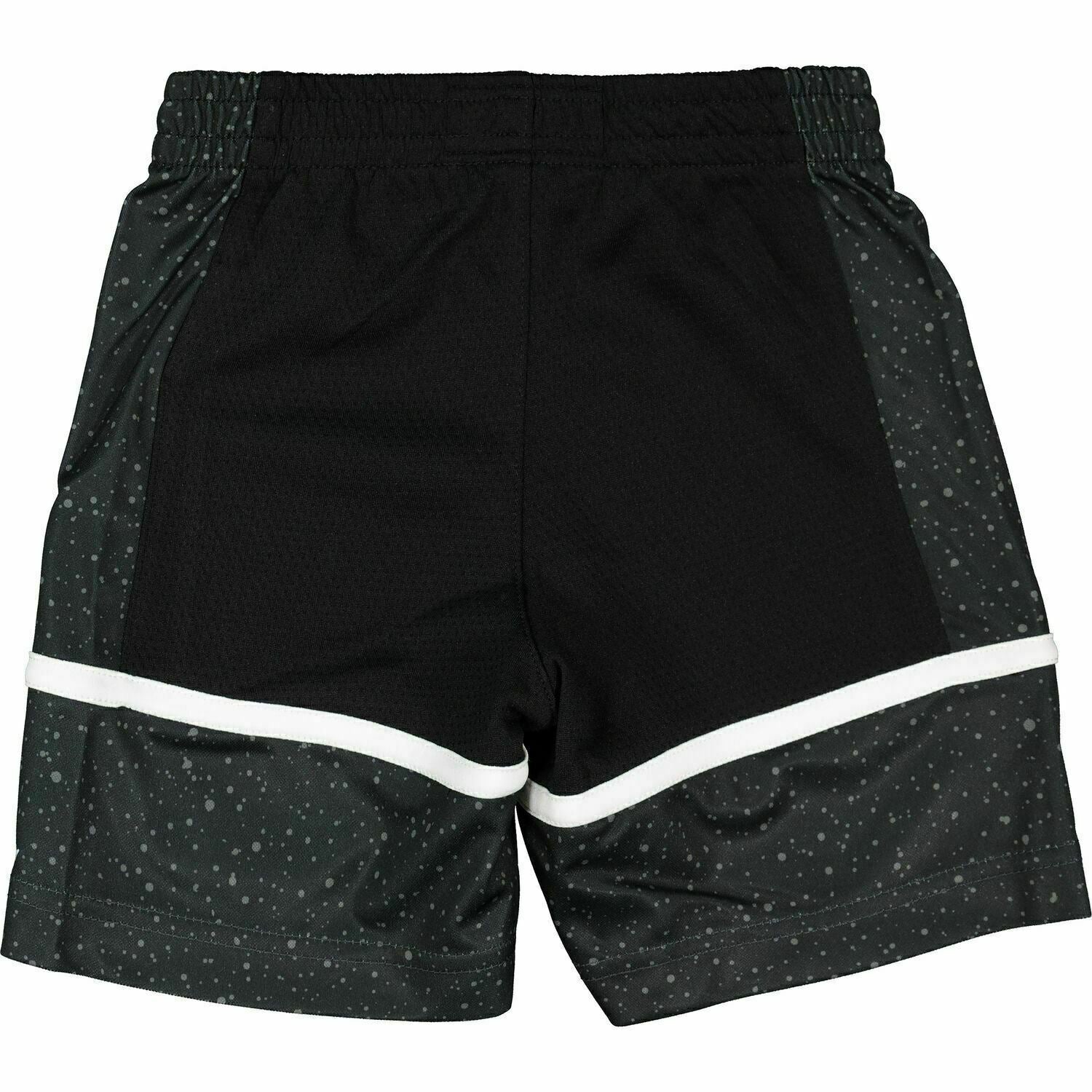 NIKE AIR JORDAN Boys' Kids Grey/Black Mesh Panel Shorts, size 3 years