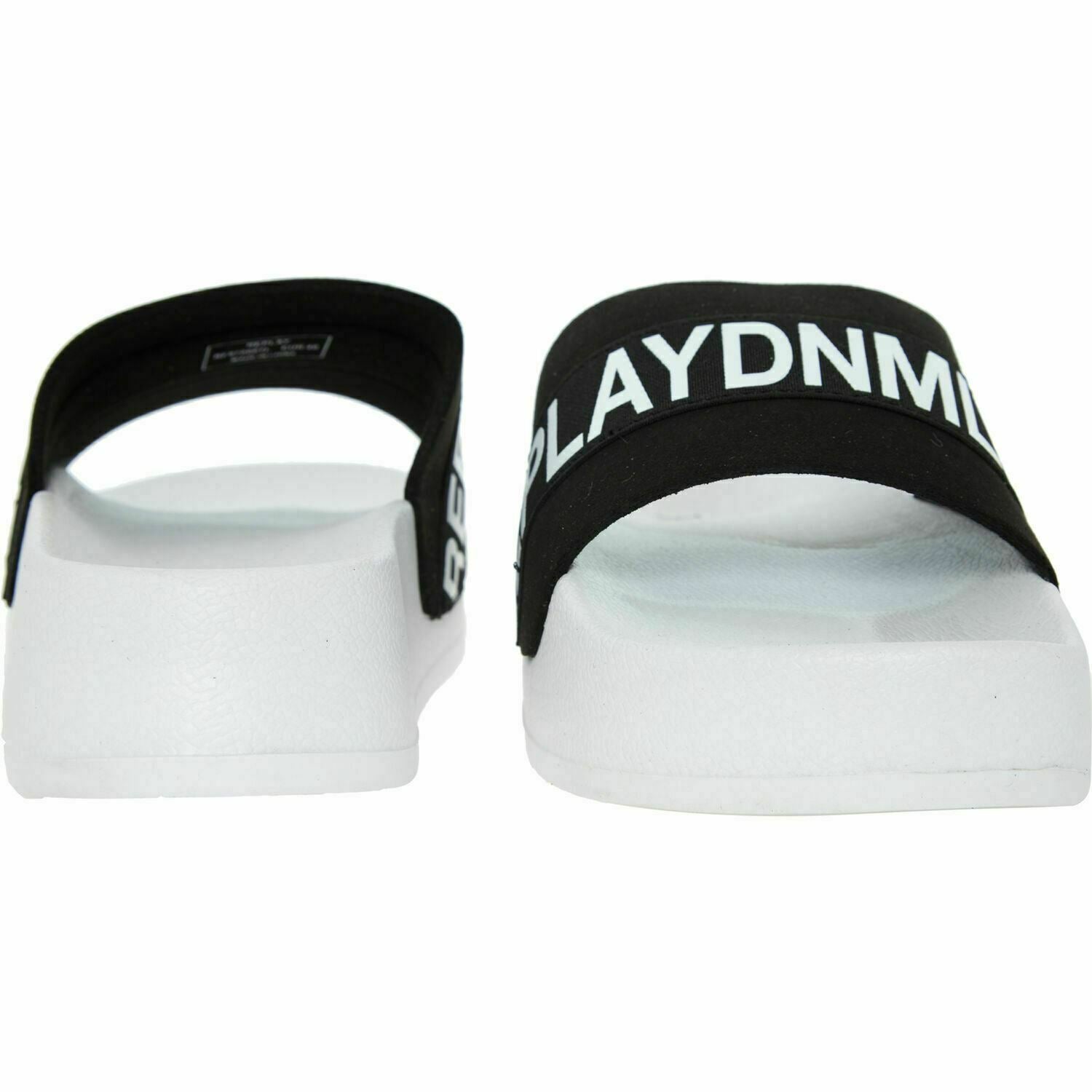 REPLAY Women's Black Logo Sliders, Sandals, size UK 4 / EU 37