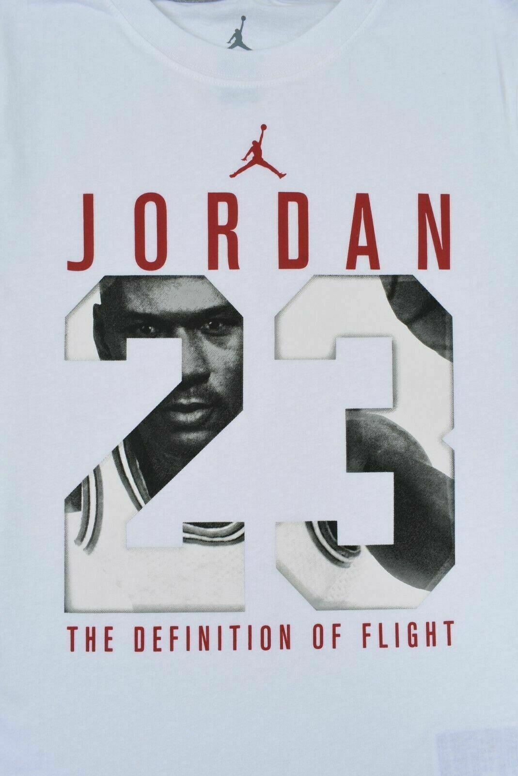 NIKE AIR JORDAN Boys' Jordan Logo Print T-shirt, White size 10 y /11 y /12 years