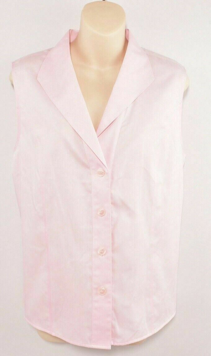 CALVIN KLEIN Women's Smart Sleeveless Top, Light Pink, sizes UK 14 UK 16 UK 20