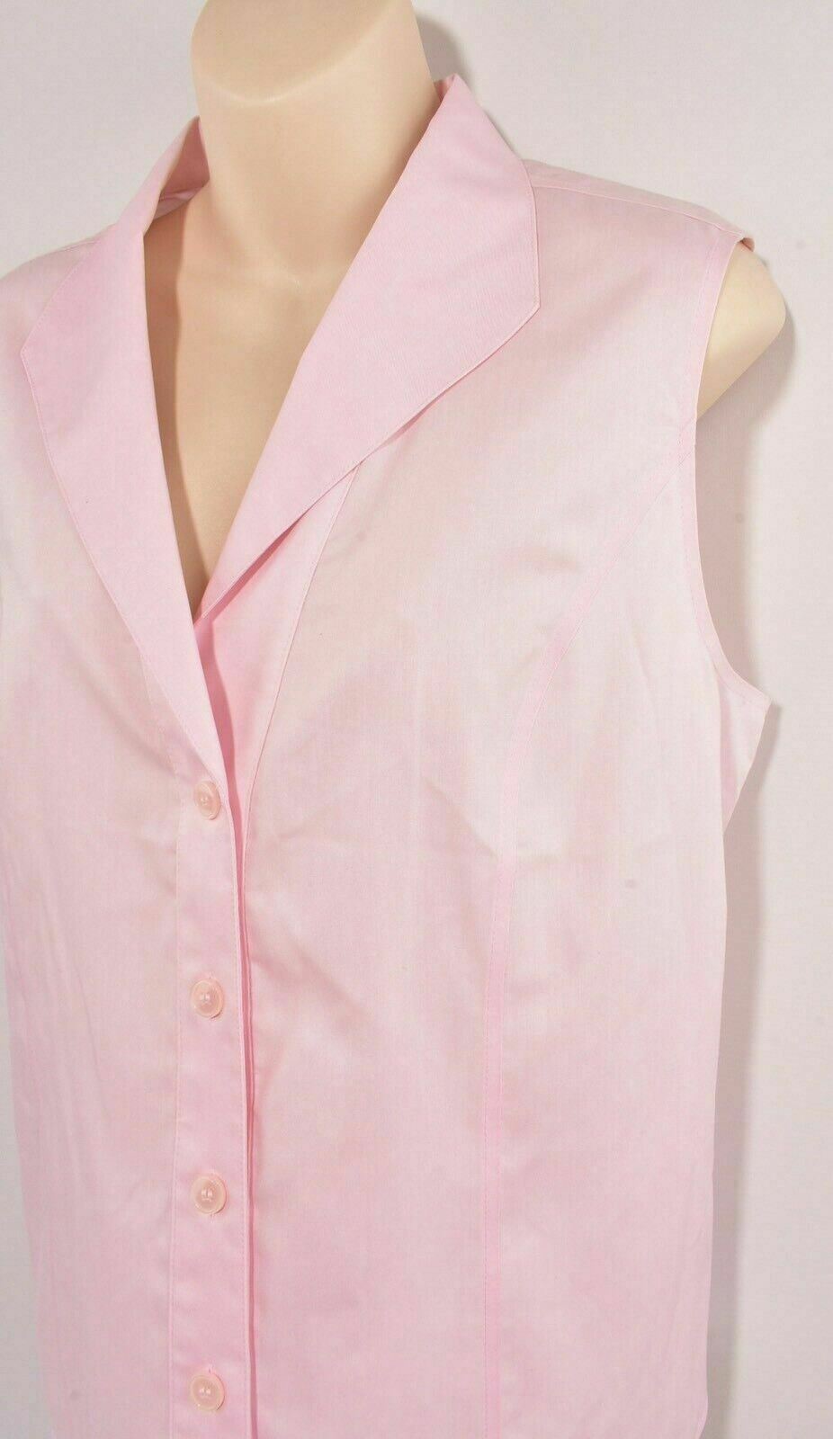 CALVIN KLEIN Women's Smart Sleeveless Top, Light Pink, sizes UK 14 UK 16 UK 20