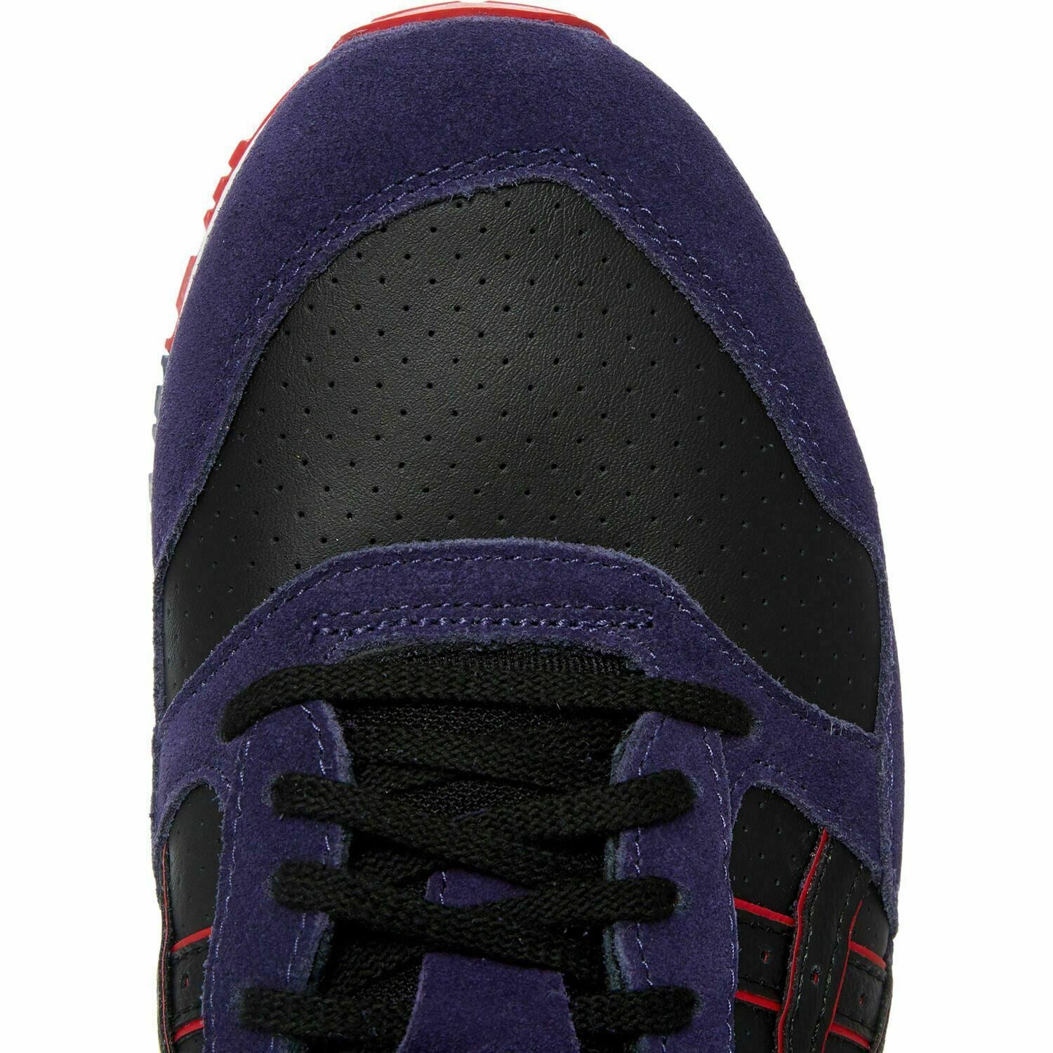 ASICS TIGER Boys' Mens' GELSAGA Trainers, Black/Purple Matte, size UK 5