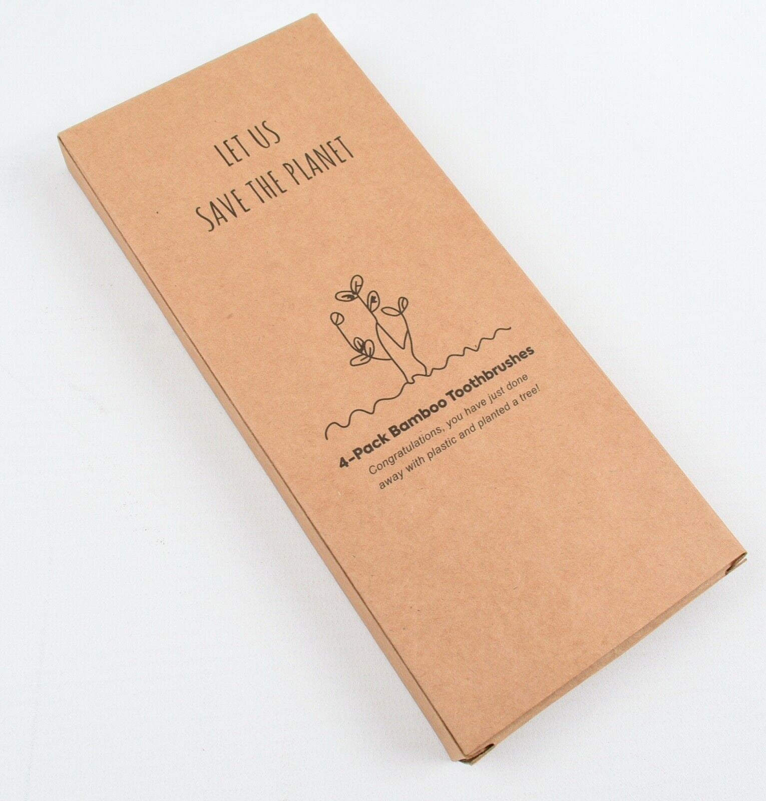 JOB LOT of 14 x 4-pack Eco Friendly Charcoal-Infused Bamboo Toothbrushes