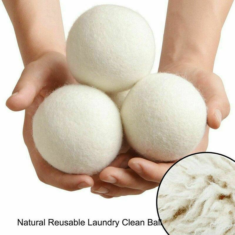 6-pack New Zealand 100% Wool Laundry Washing Dryer Balls