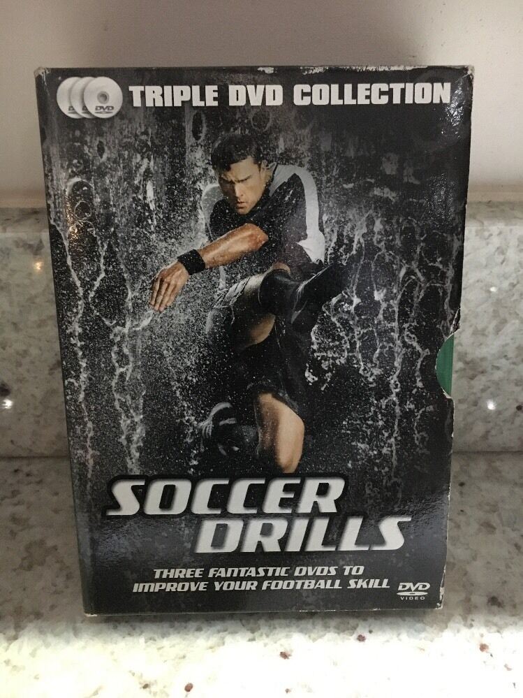 Soccer Drills Box Set DVDs, Discs In Good  condition