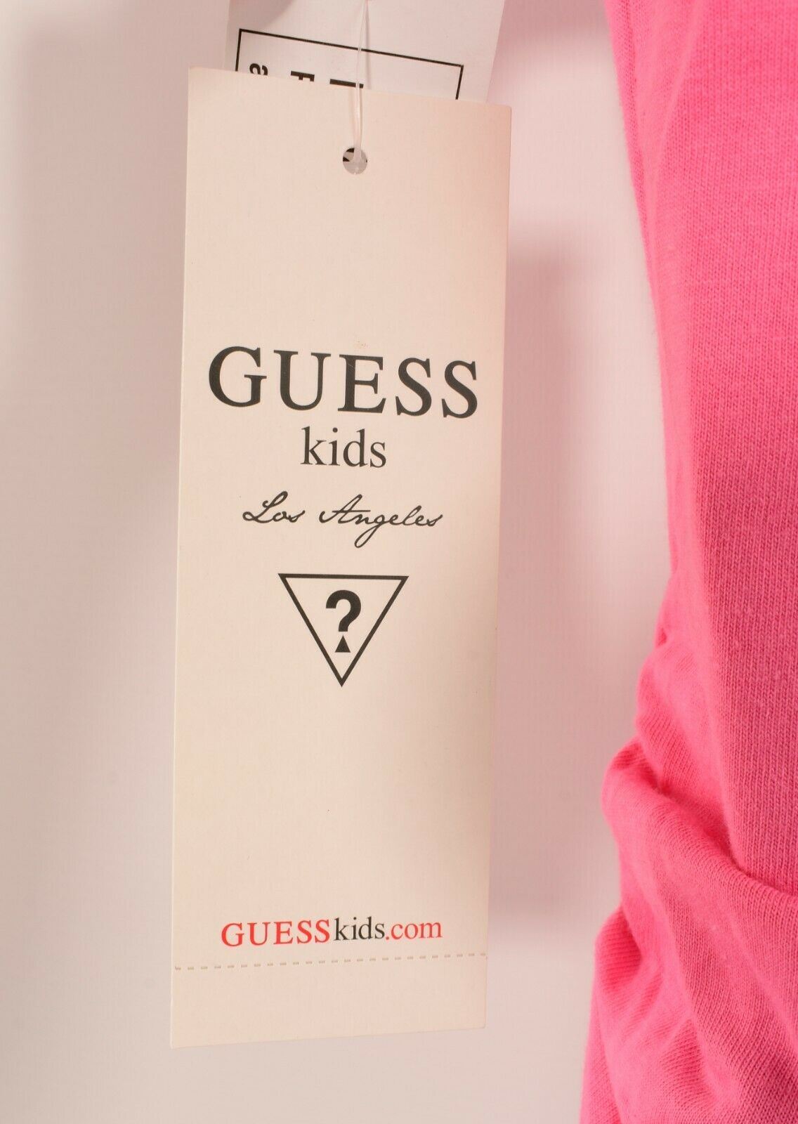 GUESS Girls' 2pc Adorable Summer Outfit, Top & Leggings, Pink/White, 4 years